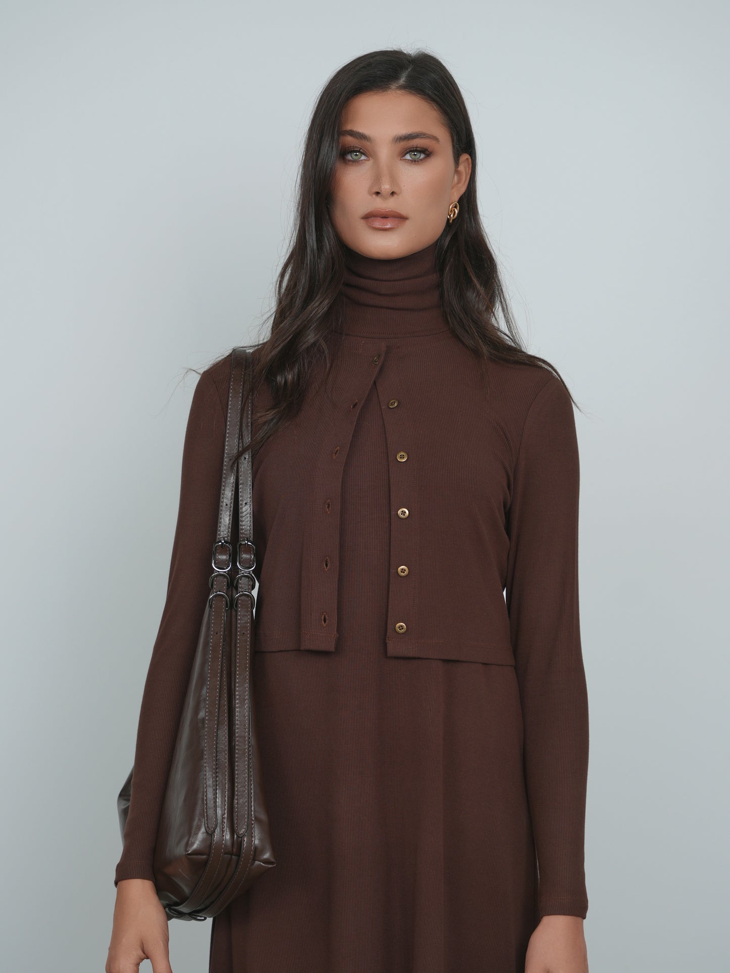 Point Jersey Rib Classic Cardi