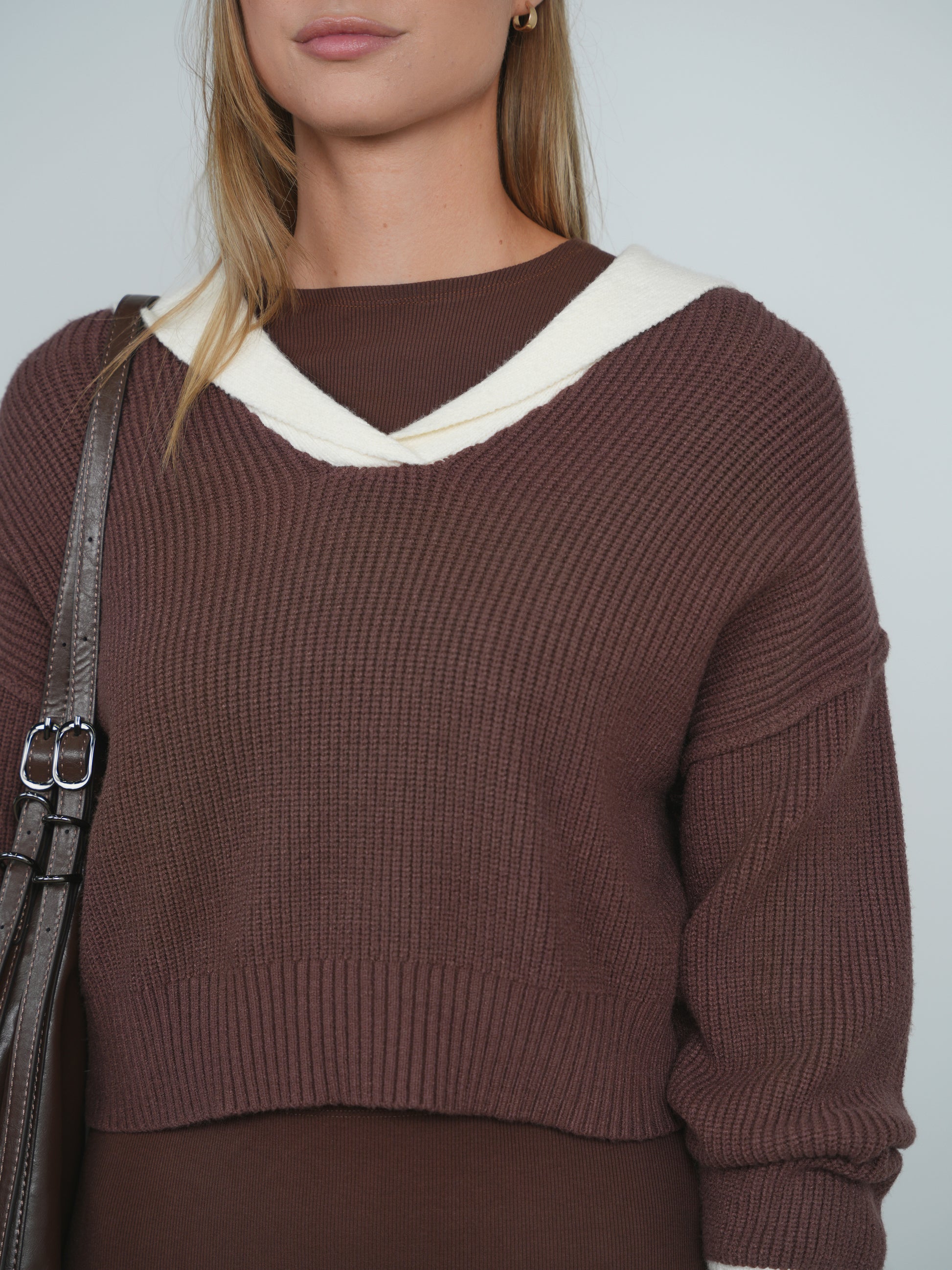 Point Chunky Knit Sailor Sweater