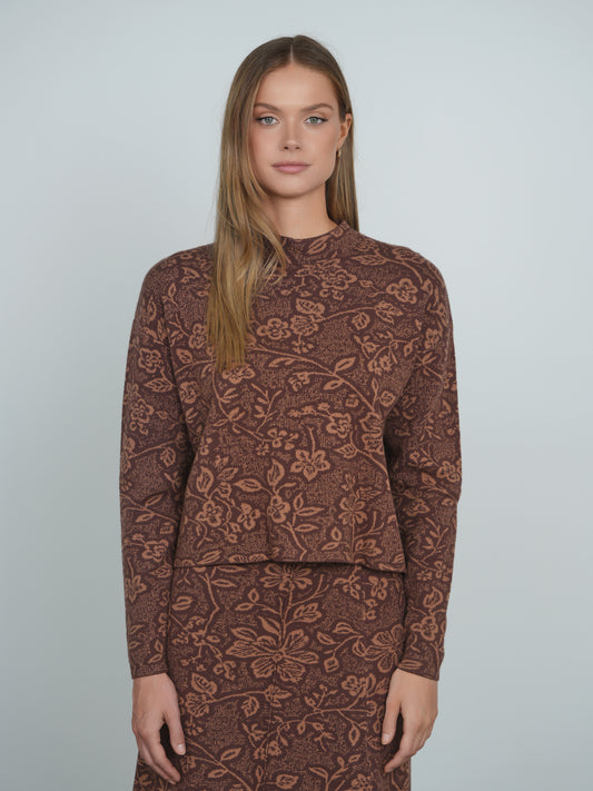 Point Drop Shoulder Sweater