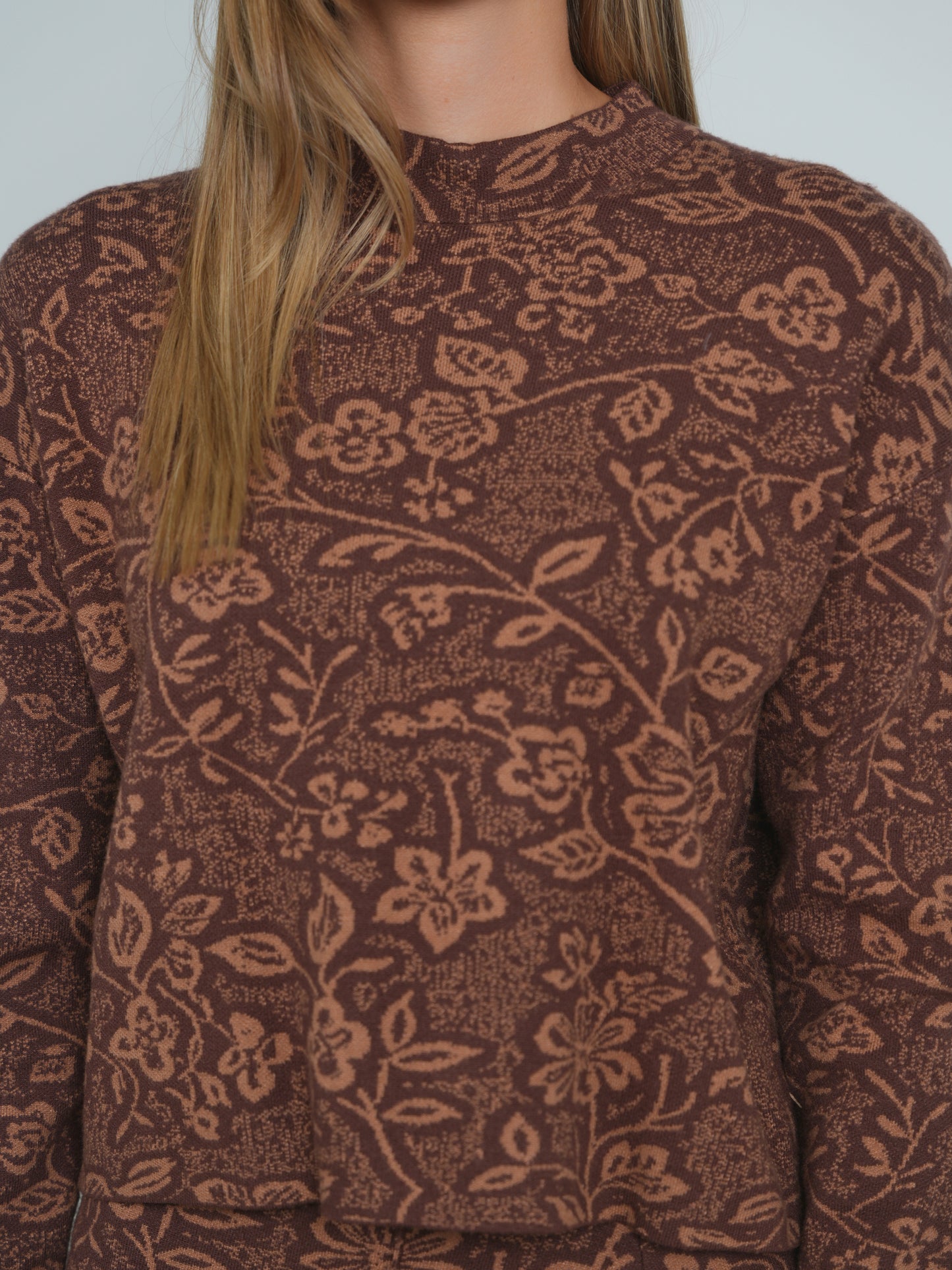 Point Drop Shoulder Sweater