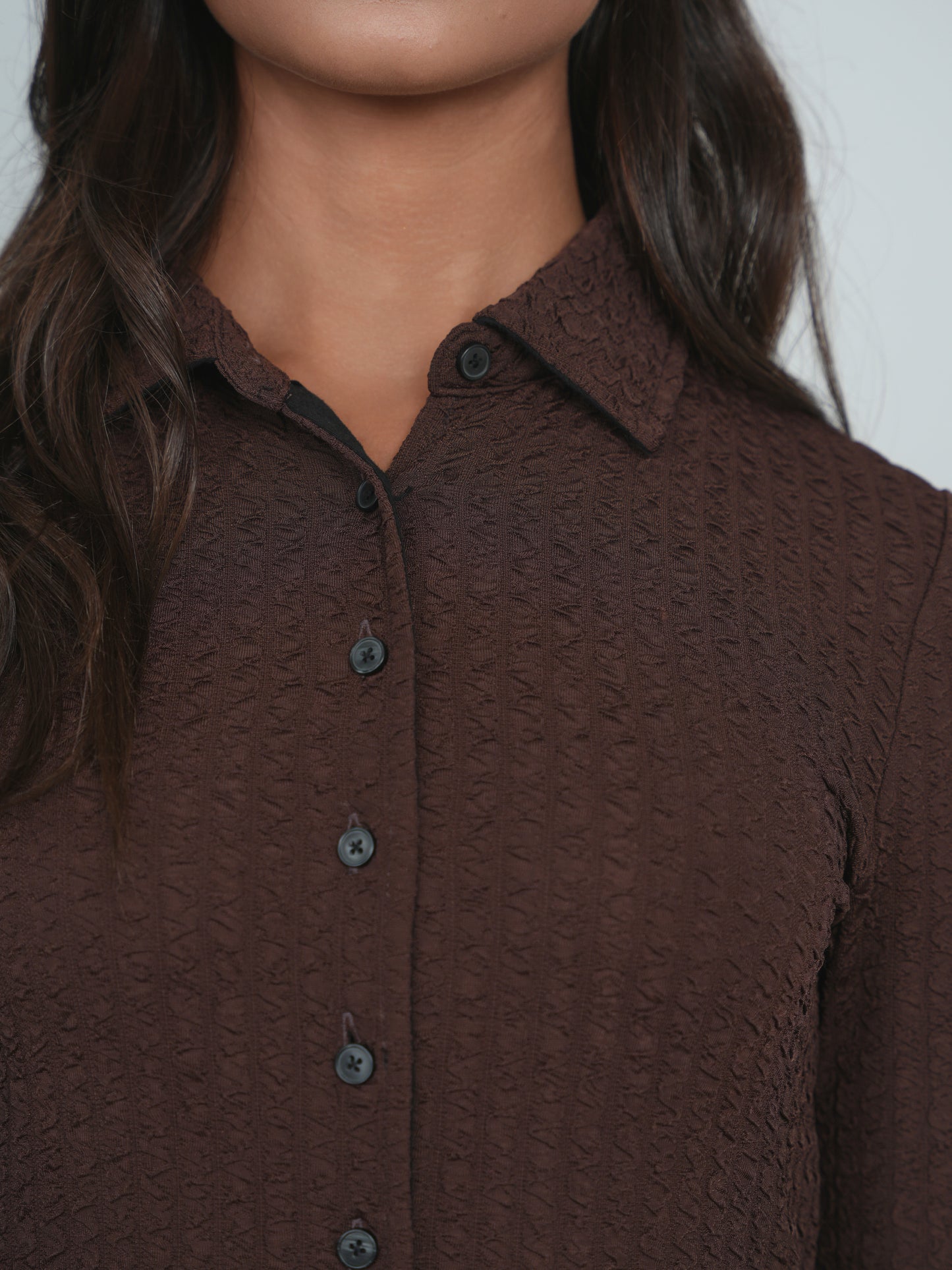 Point Textured Knit Dress