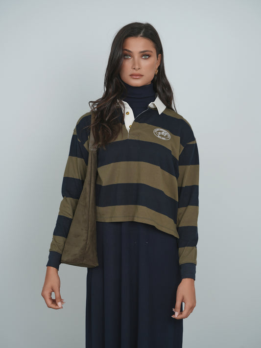 Point Balloon Sleeve Polo