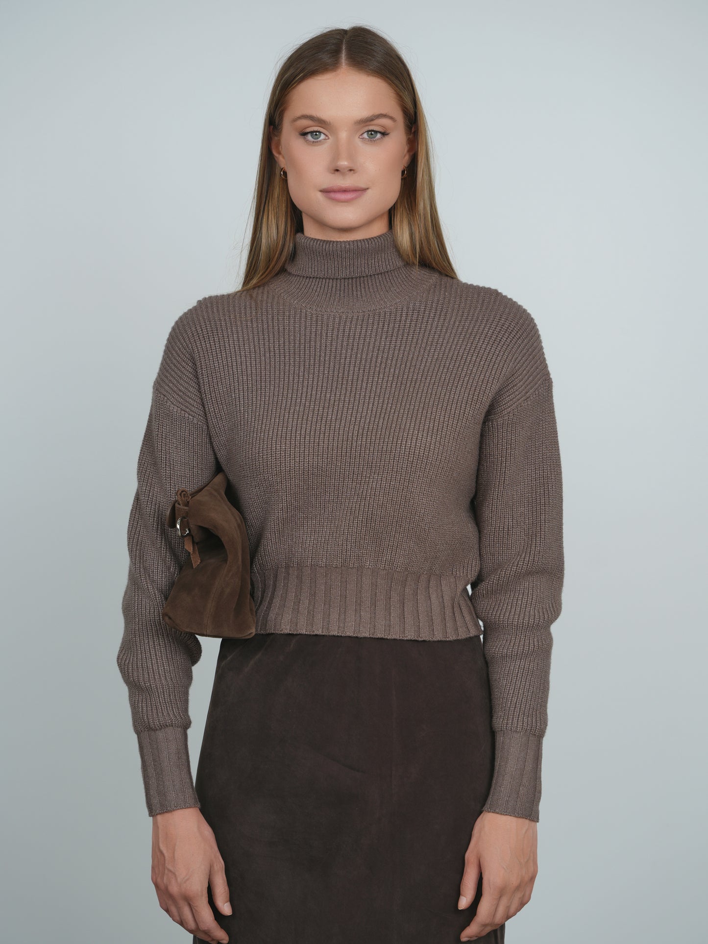 Point Chunky Dolman Sweater