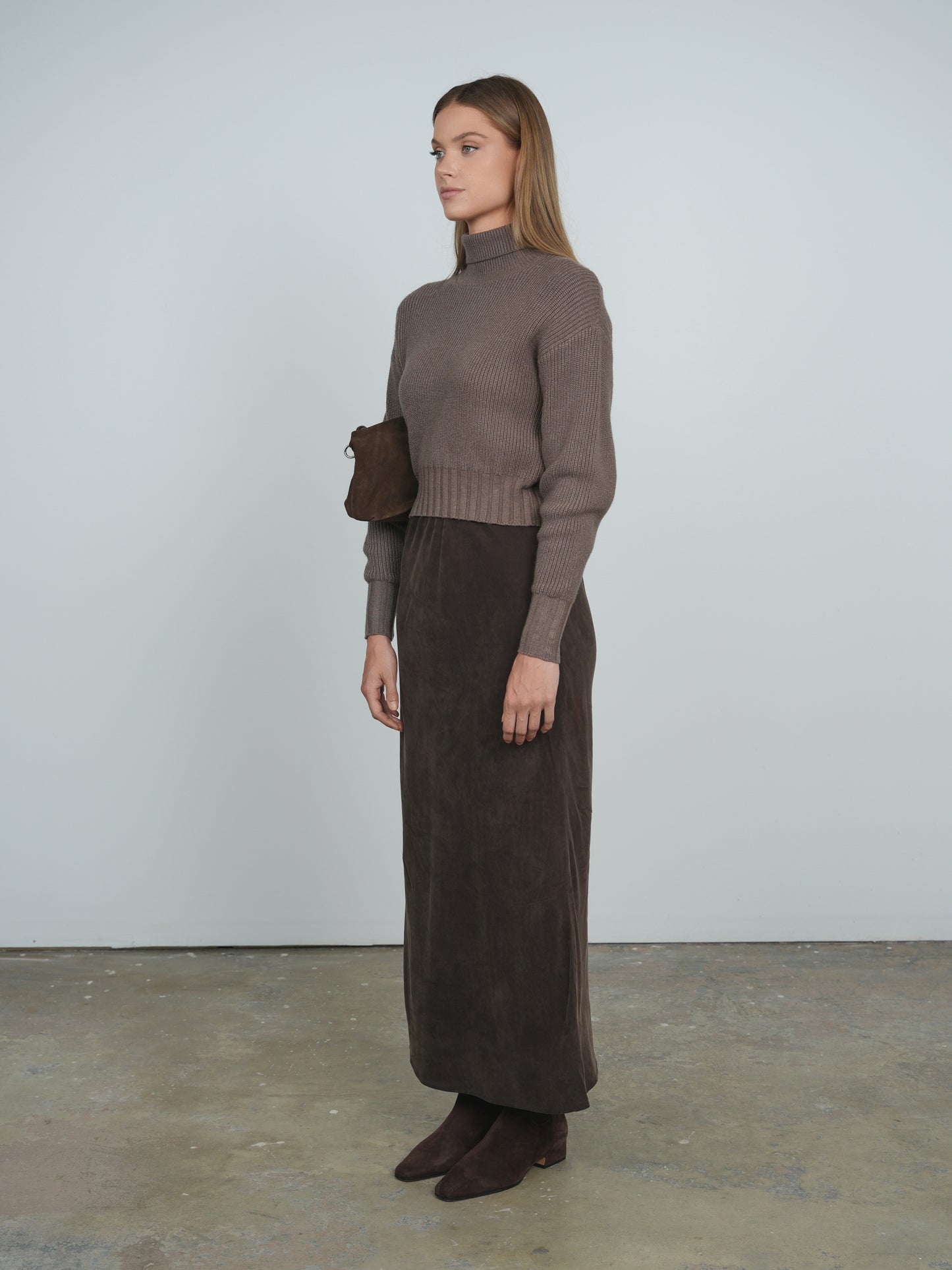 Point Chunky Dolman Sweater