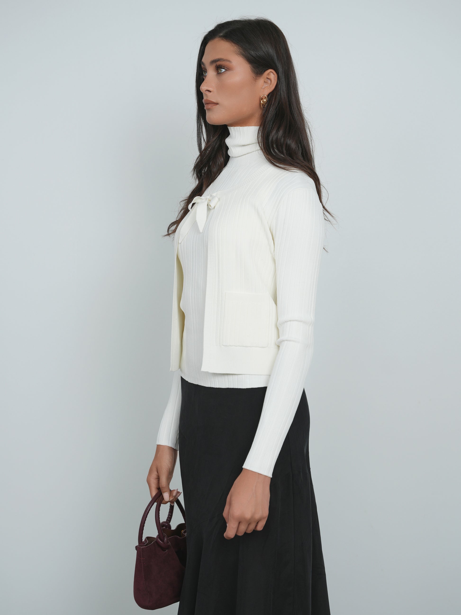 Point Luxe Tie Cardi