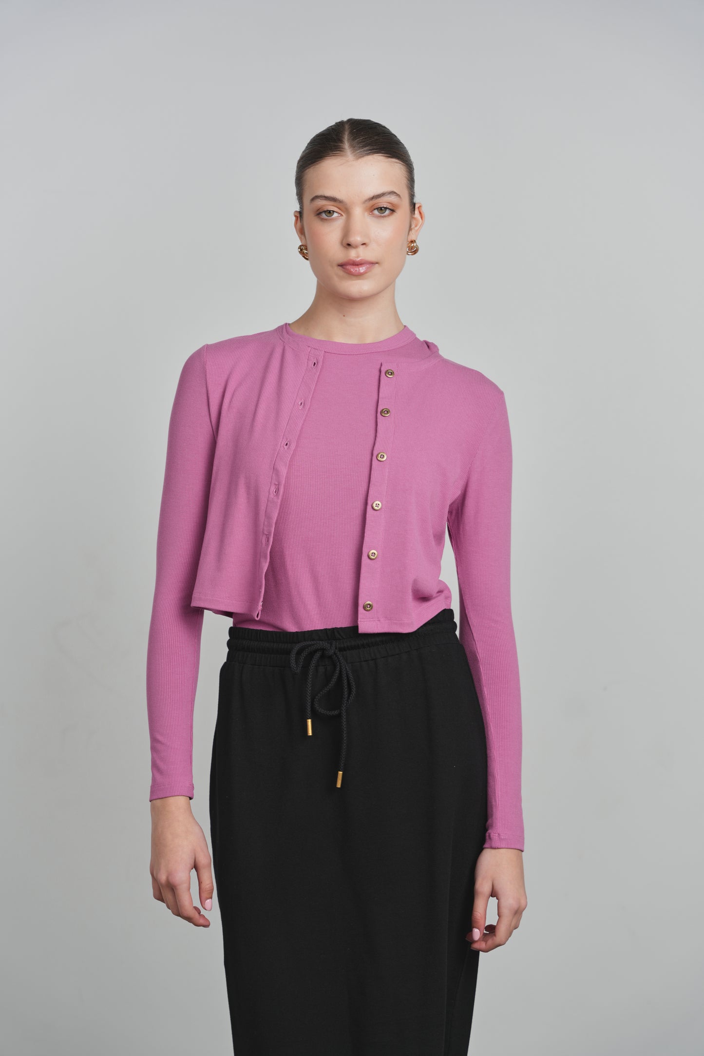 POINT CREW NECK TANK