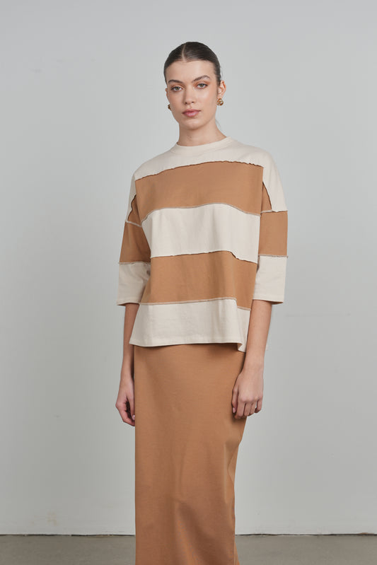 POINT PIECED TEE