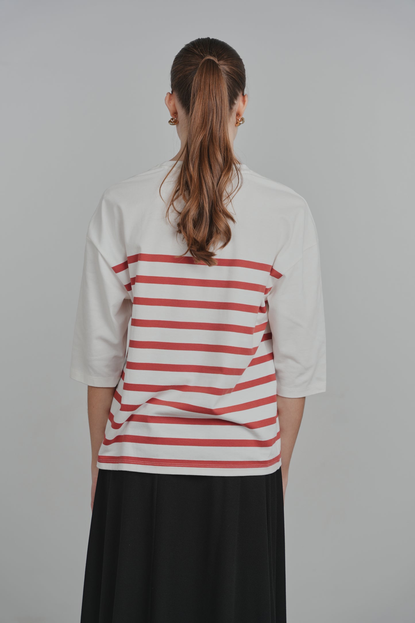 POINT JERSEY STRIPE TEE