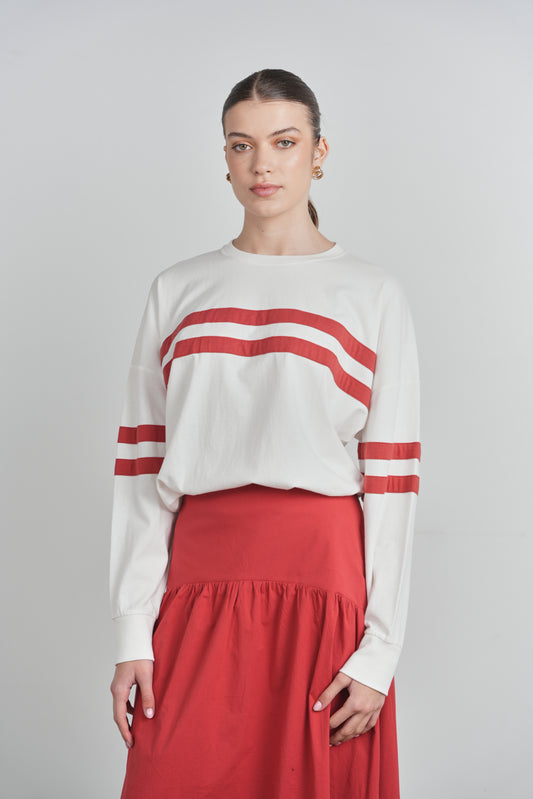 POINT BALLOON SLEEVE TEE