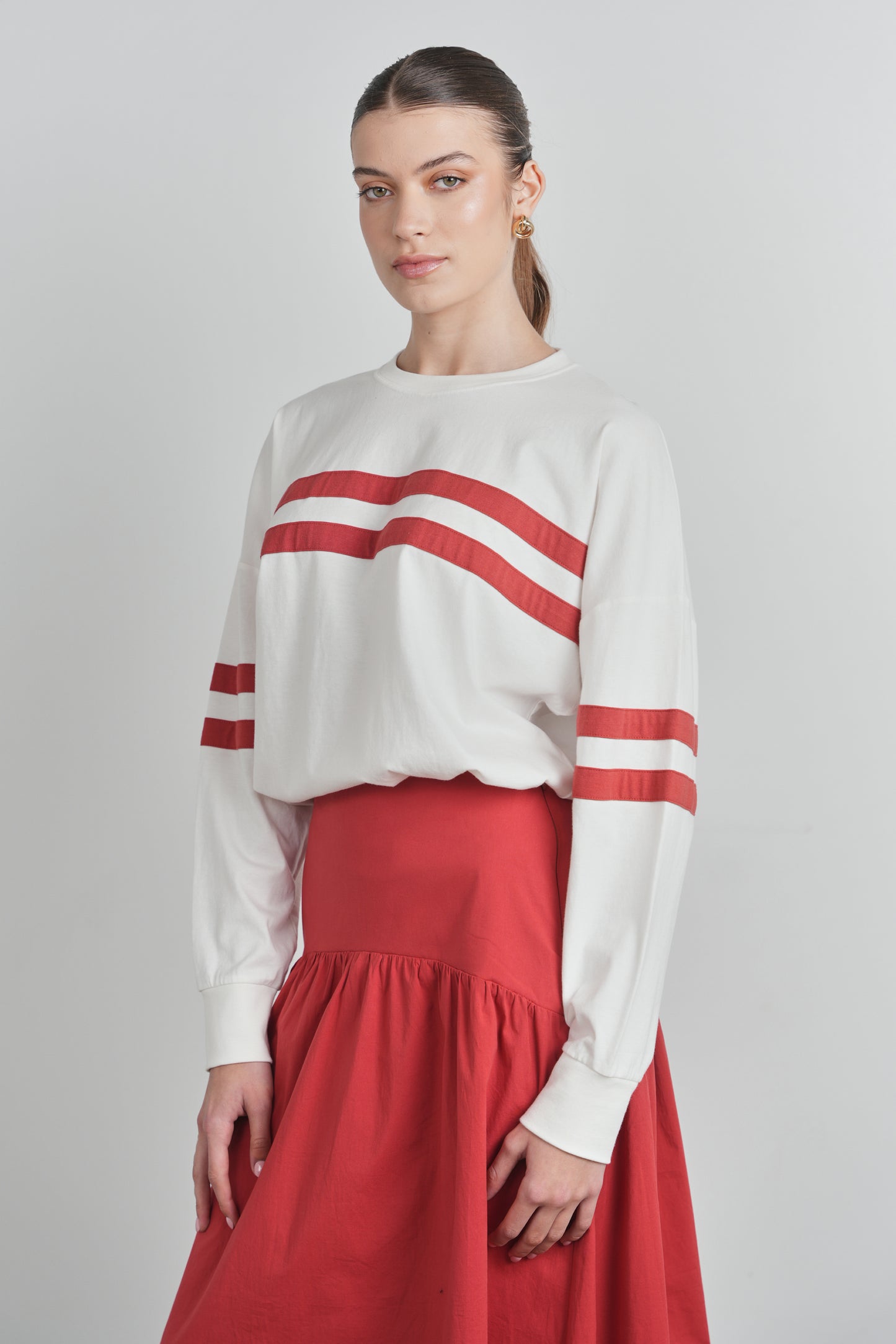 POINT BALLOON SLEEVE TEE