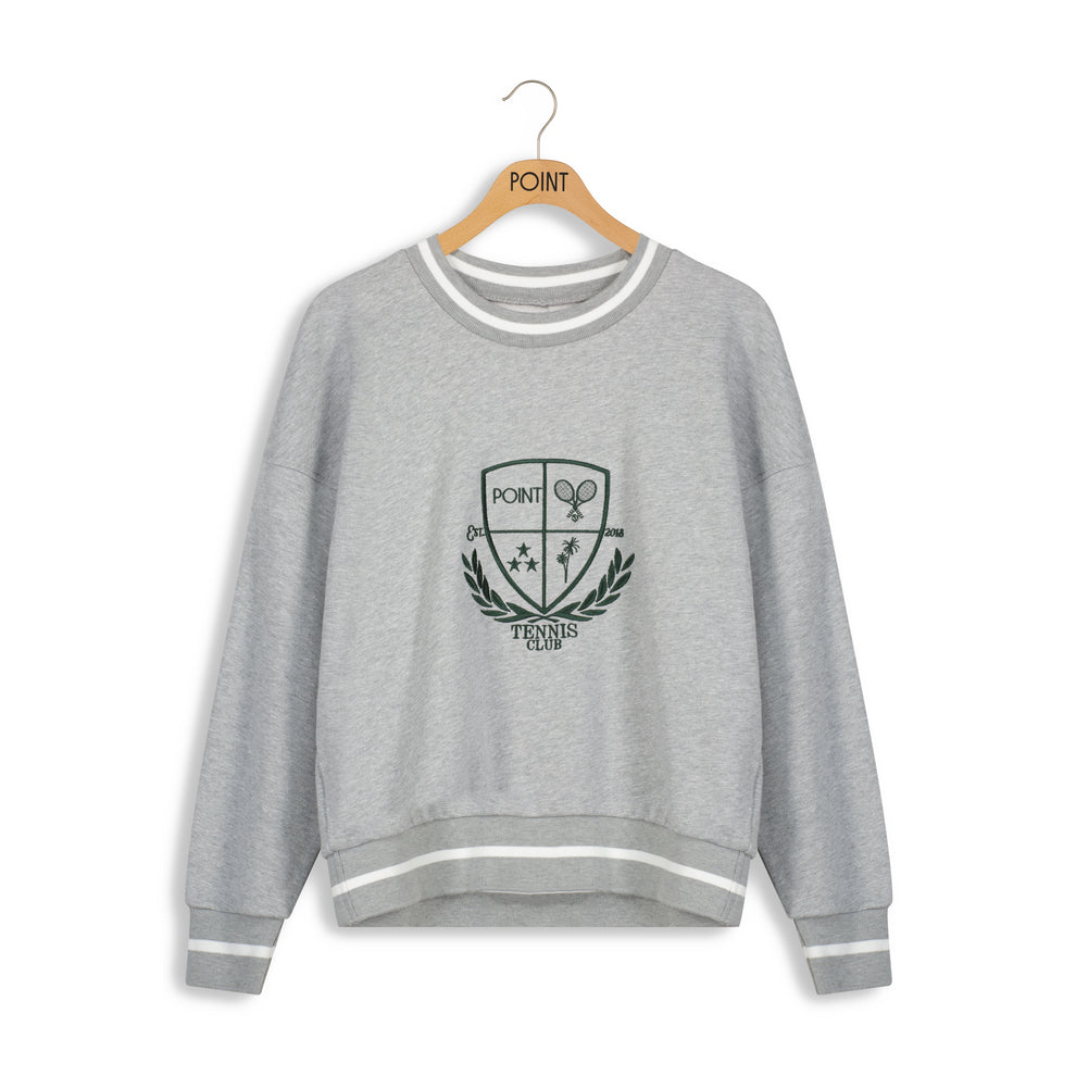 Sweatshirt Raquette De Tennis Logo Joueur De Tennis - Cadeau Humoristique Pour Passionnés
