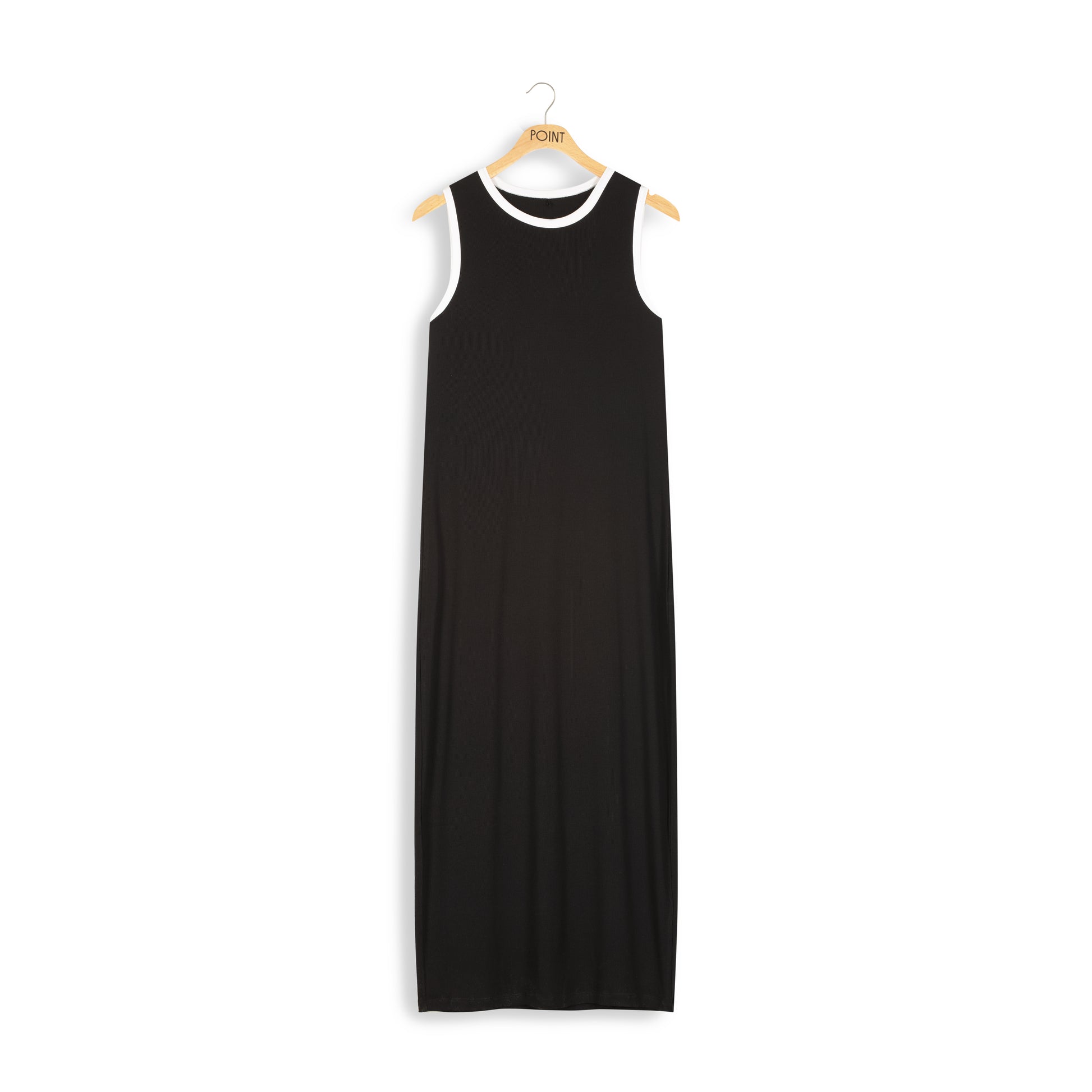 Point tennis ribbed dress