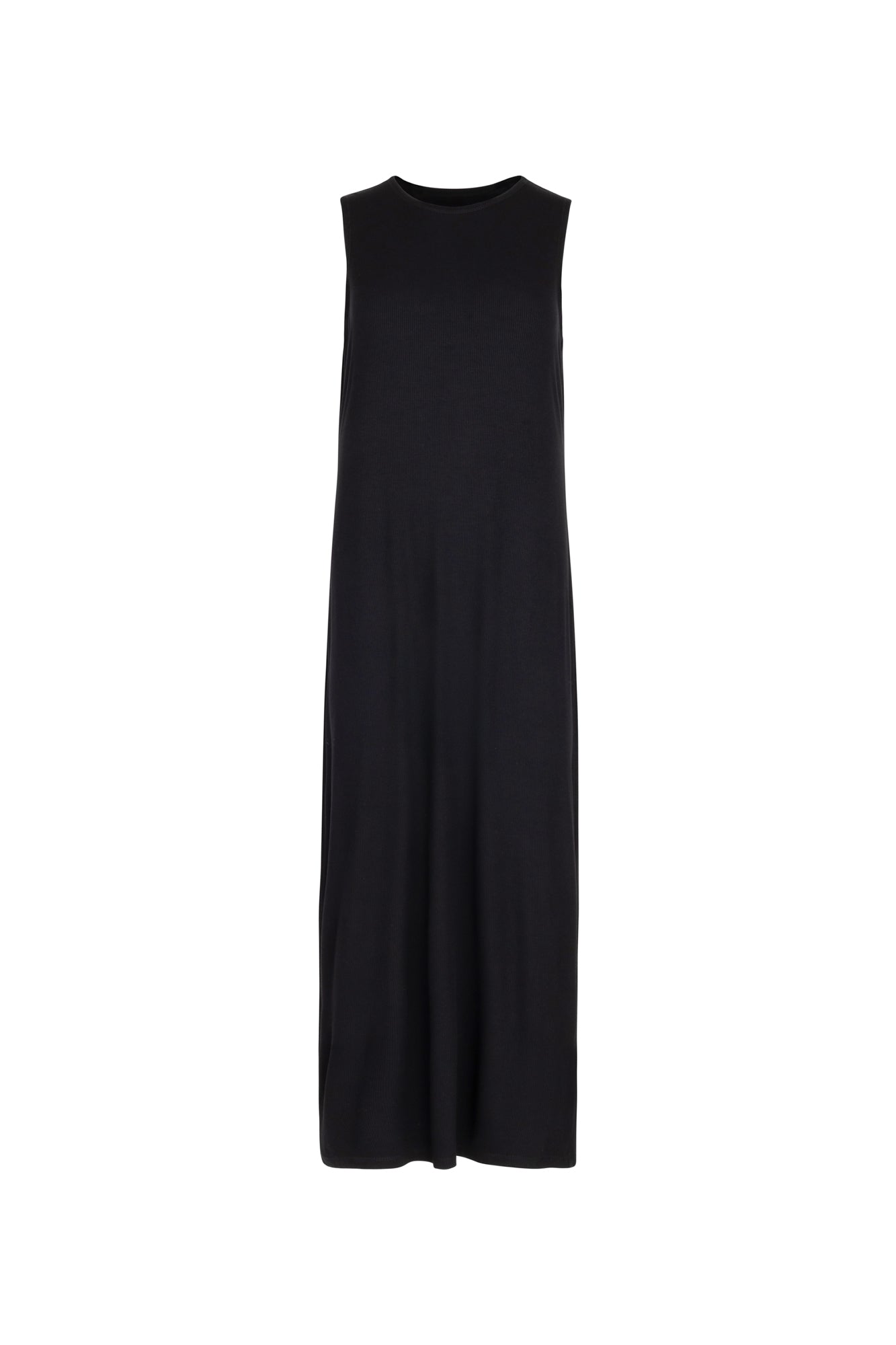 point sleeveless crewneck straight dress point sleeveless crewneck straight dress
