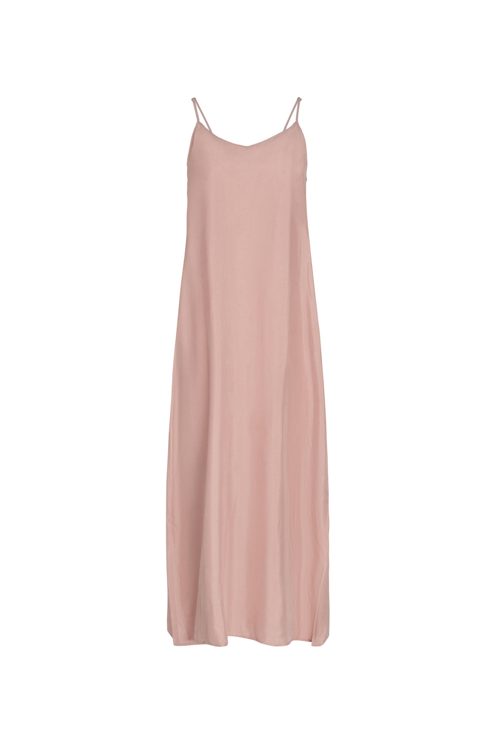 Point Brushed A-Line Slip Dress