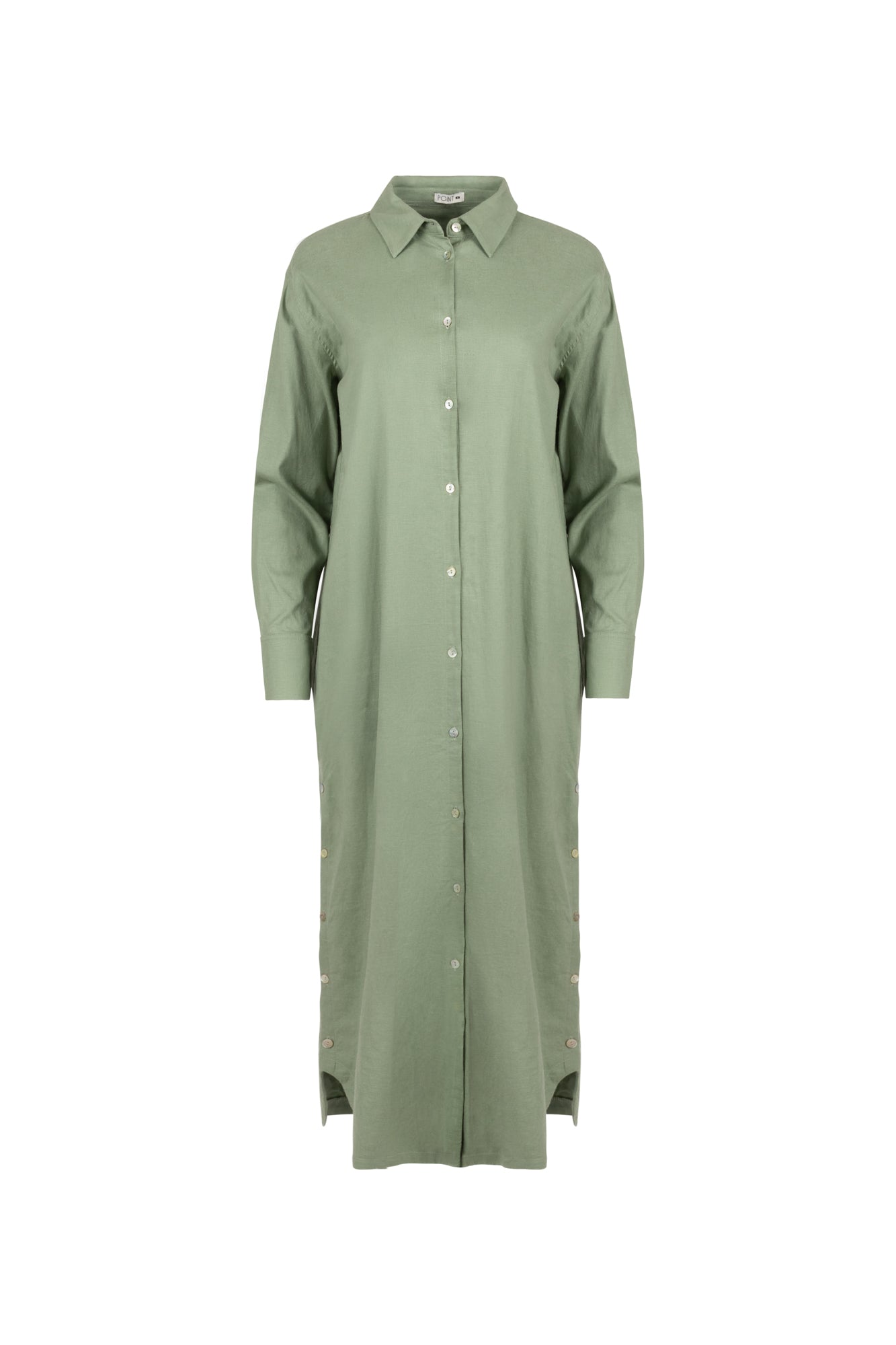 olive green button down shirt dress It's Your Place Olive Green Button Down Dress Shop the Mint