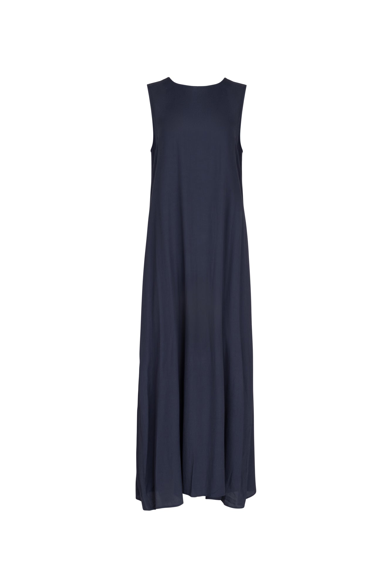 POINT GEORGETTE COLUMN DRESS