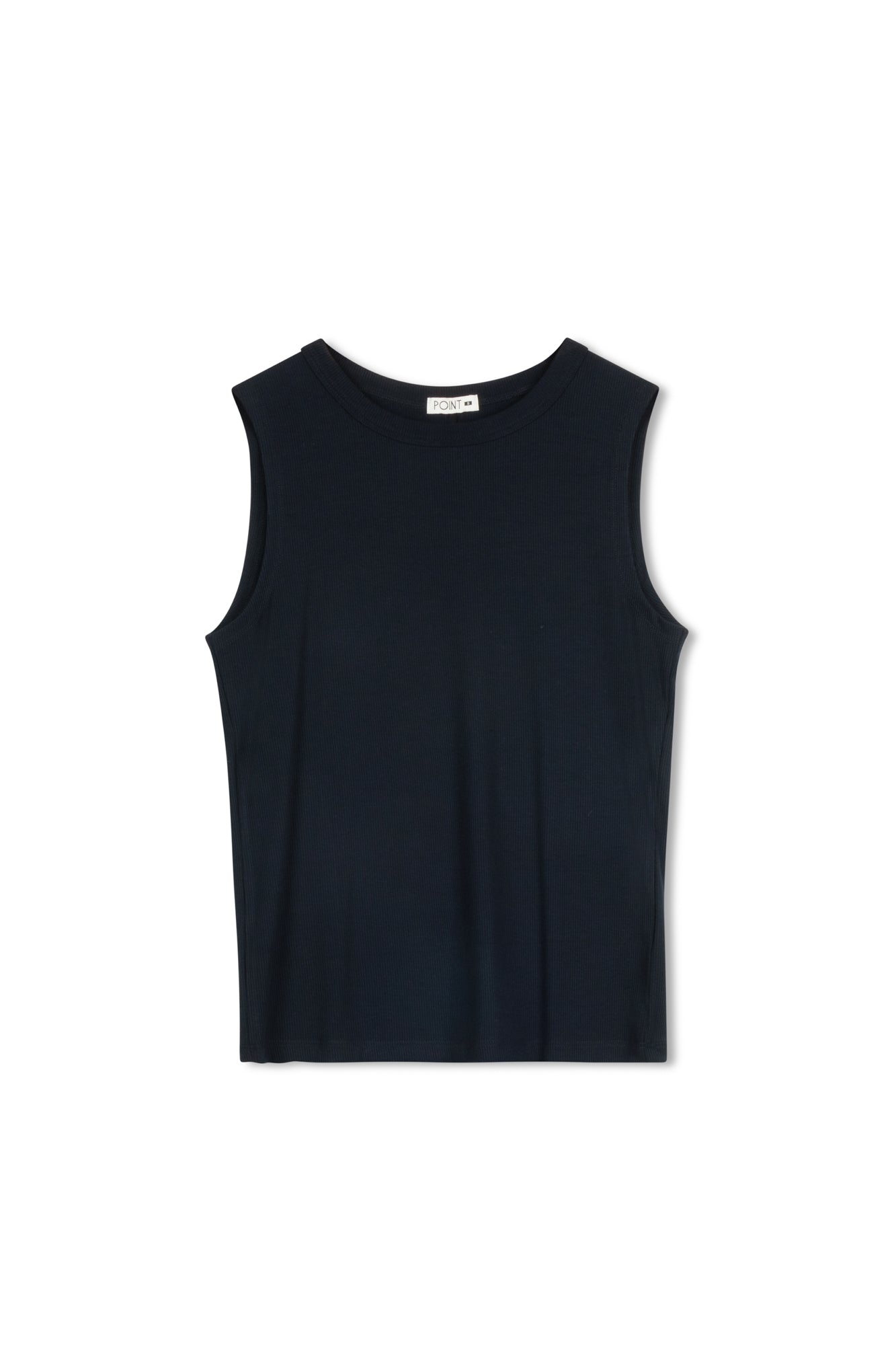 POINT CREW NECK TANK