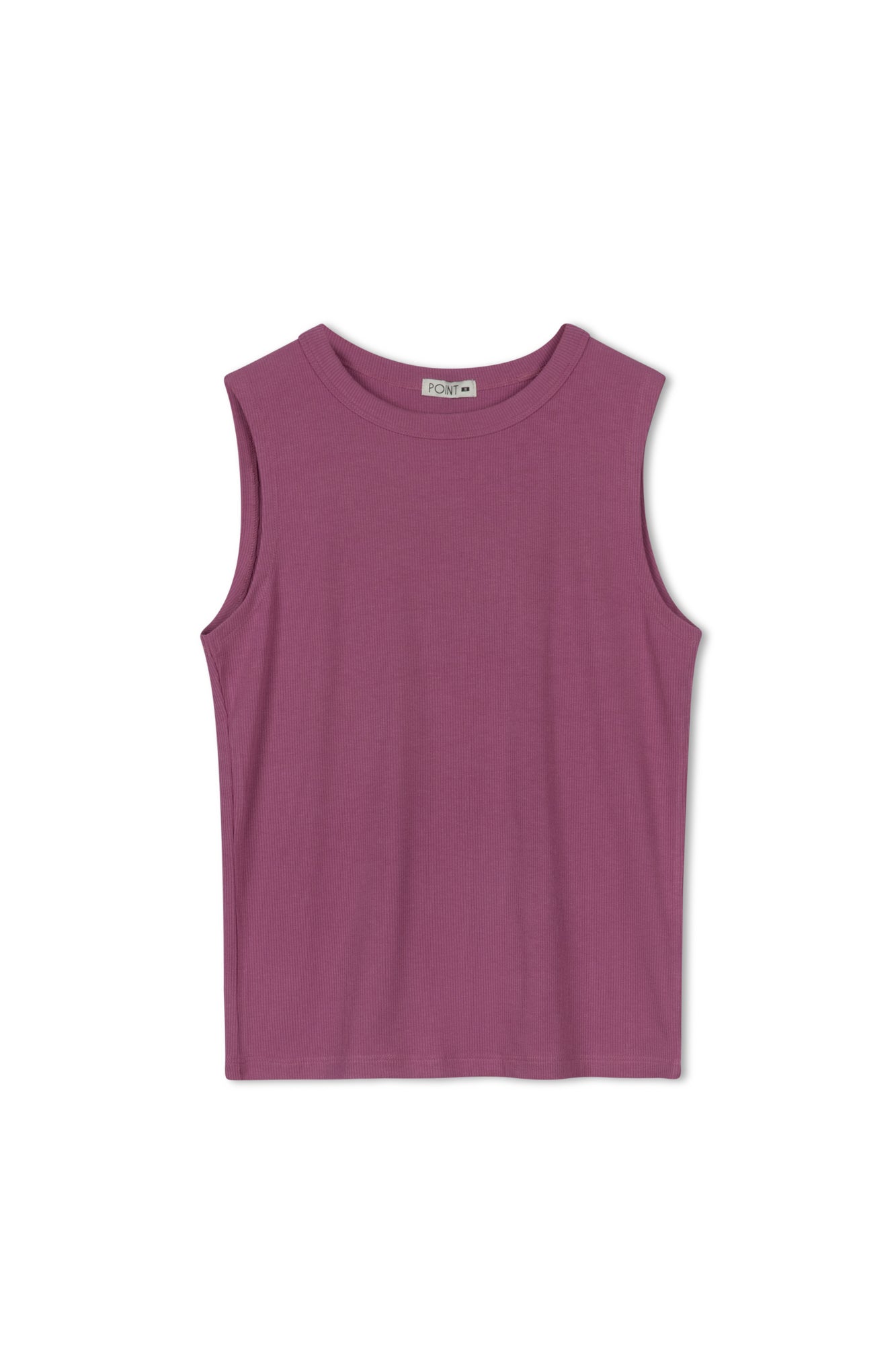 POINT CREW NECK TANK
