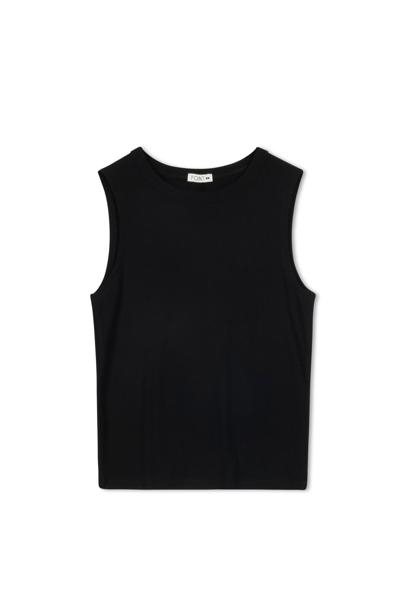 POINT CREW NECK TANK