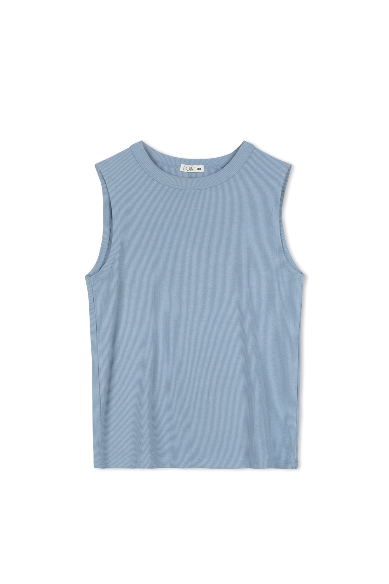 POINT CREW NECK TANK