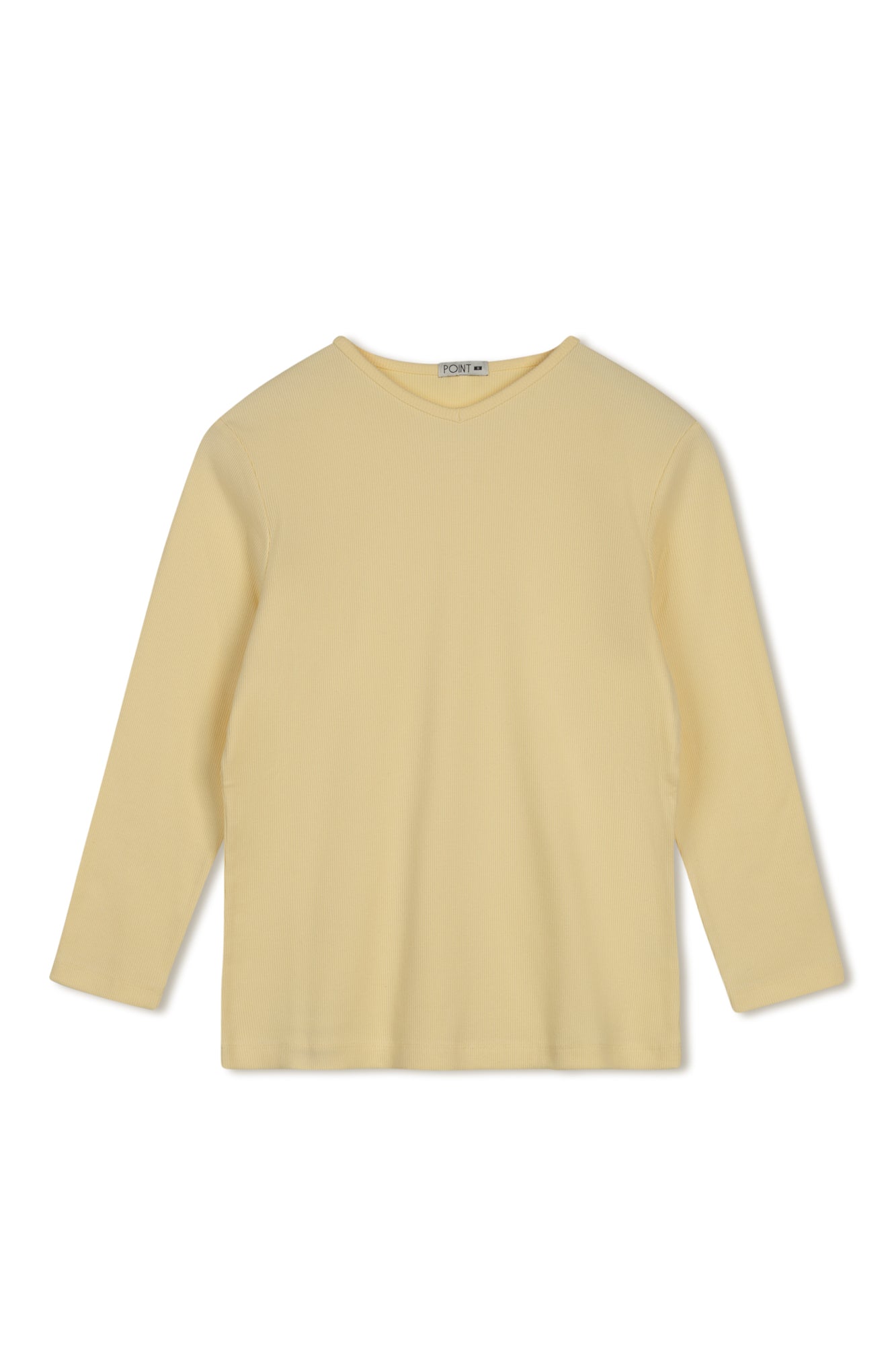 POINT 3/4 SLEEVE V NECK TEE