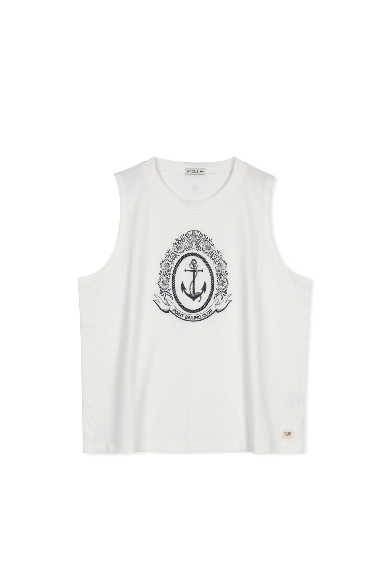 POINT GRAPHIC COTTON TANK
