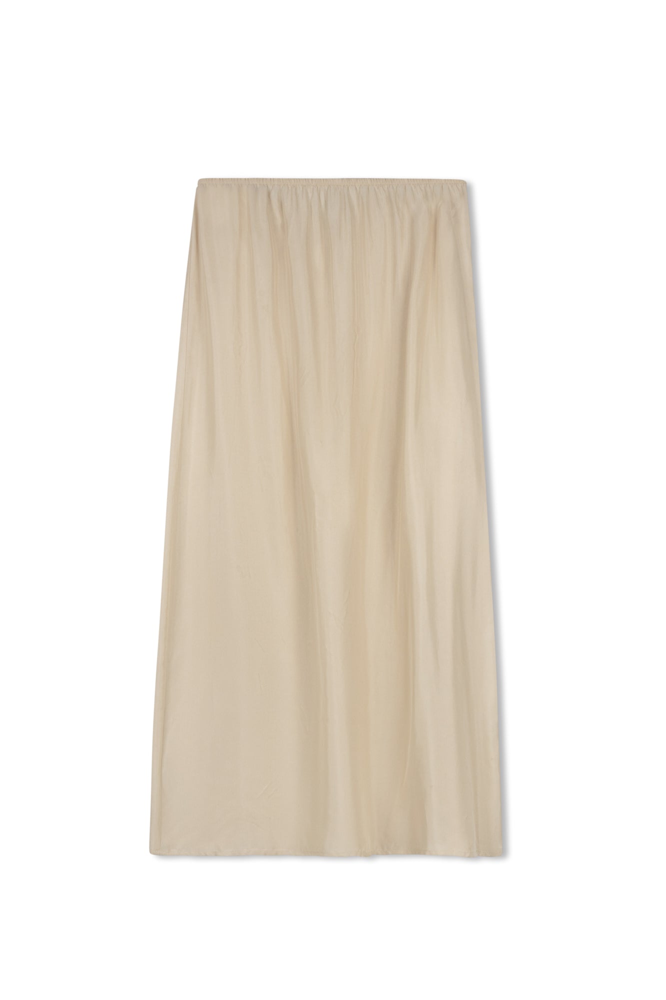 POINT BRUSHED A-LINE SKIRT