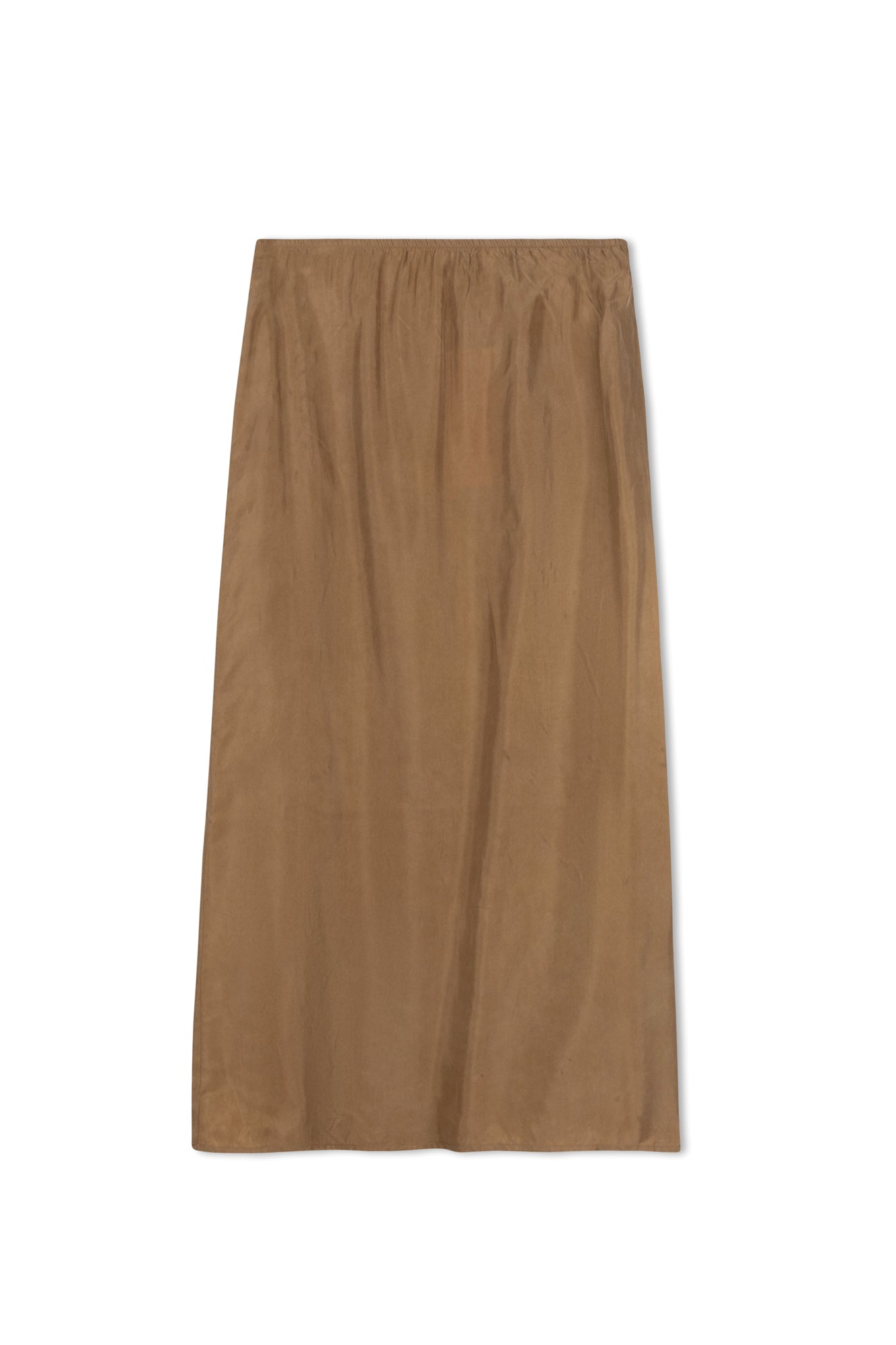 POINT BRUSHED A-LINE SKIRT