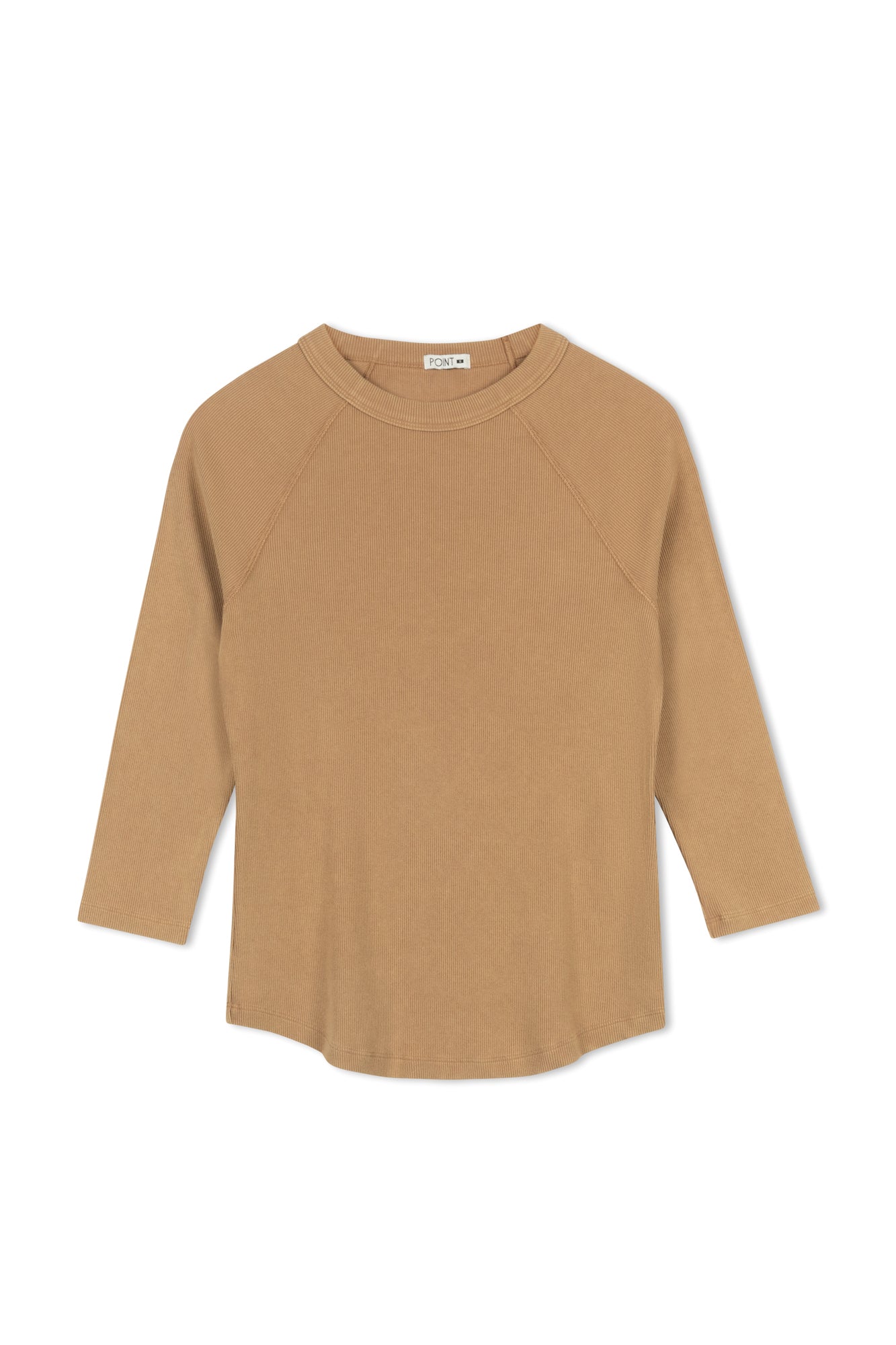 point 3/4 washed raglan tee