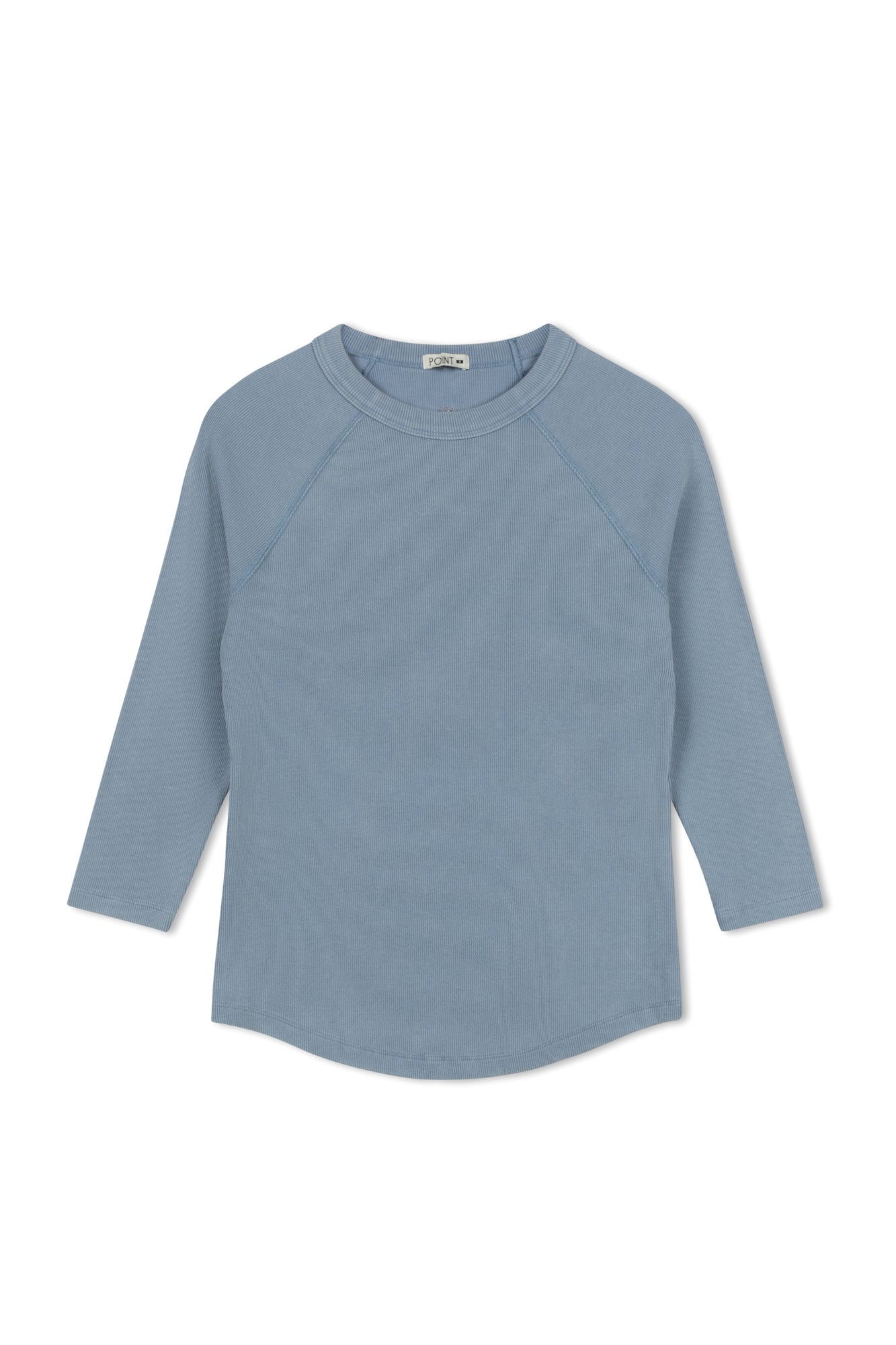 point 3/4 washed raglan tee