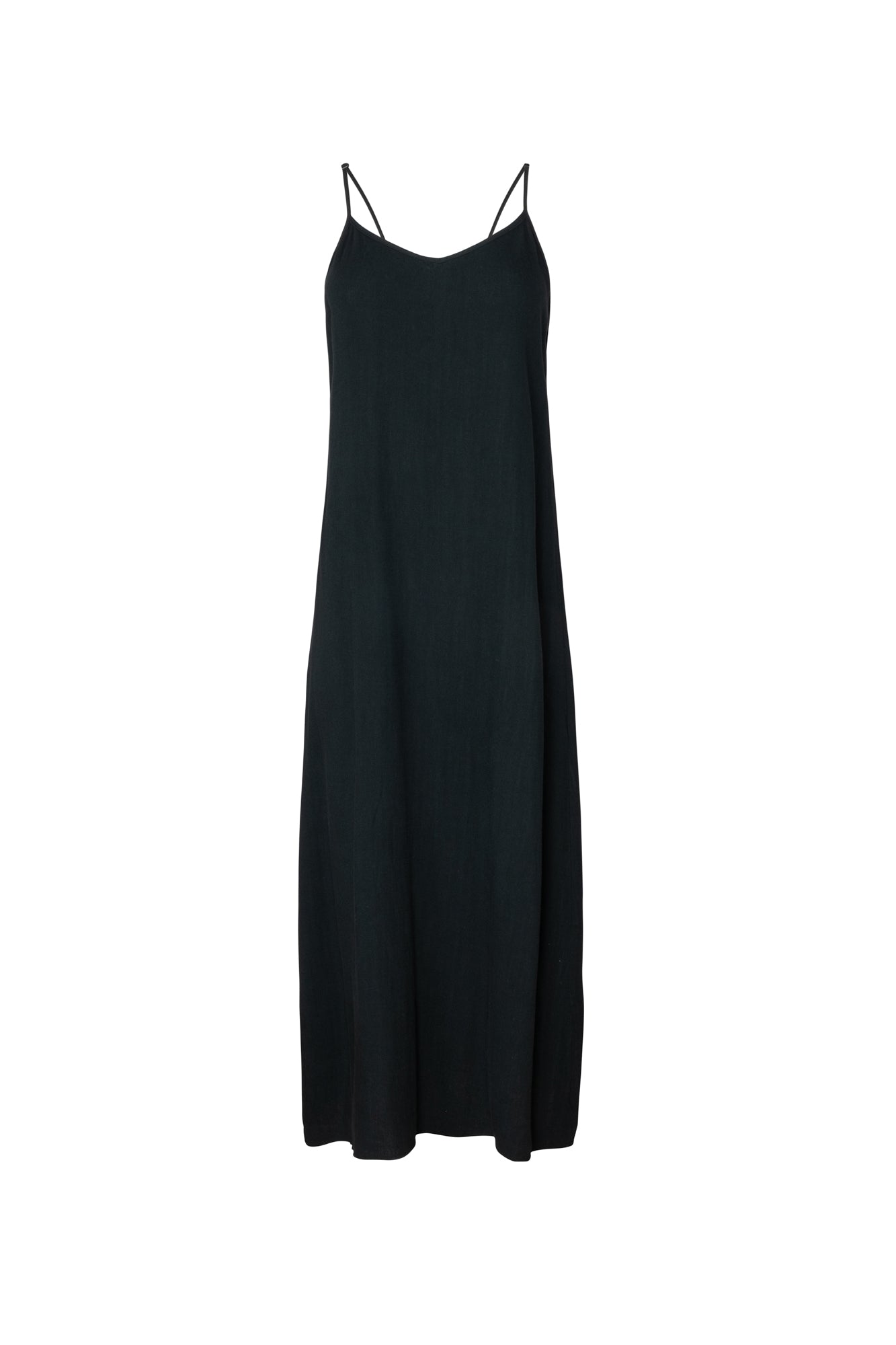 Point Linen Aline Slip Dress