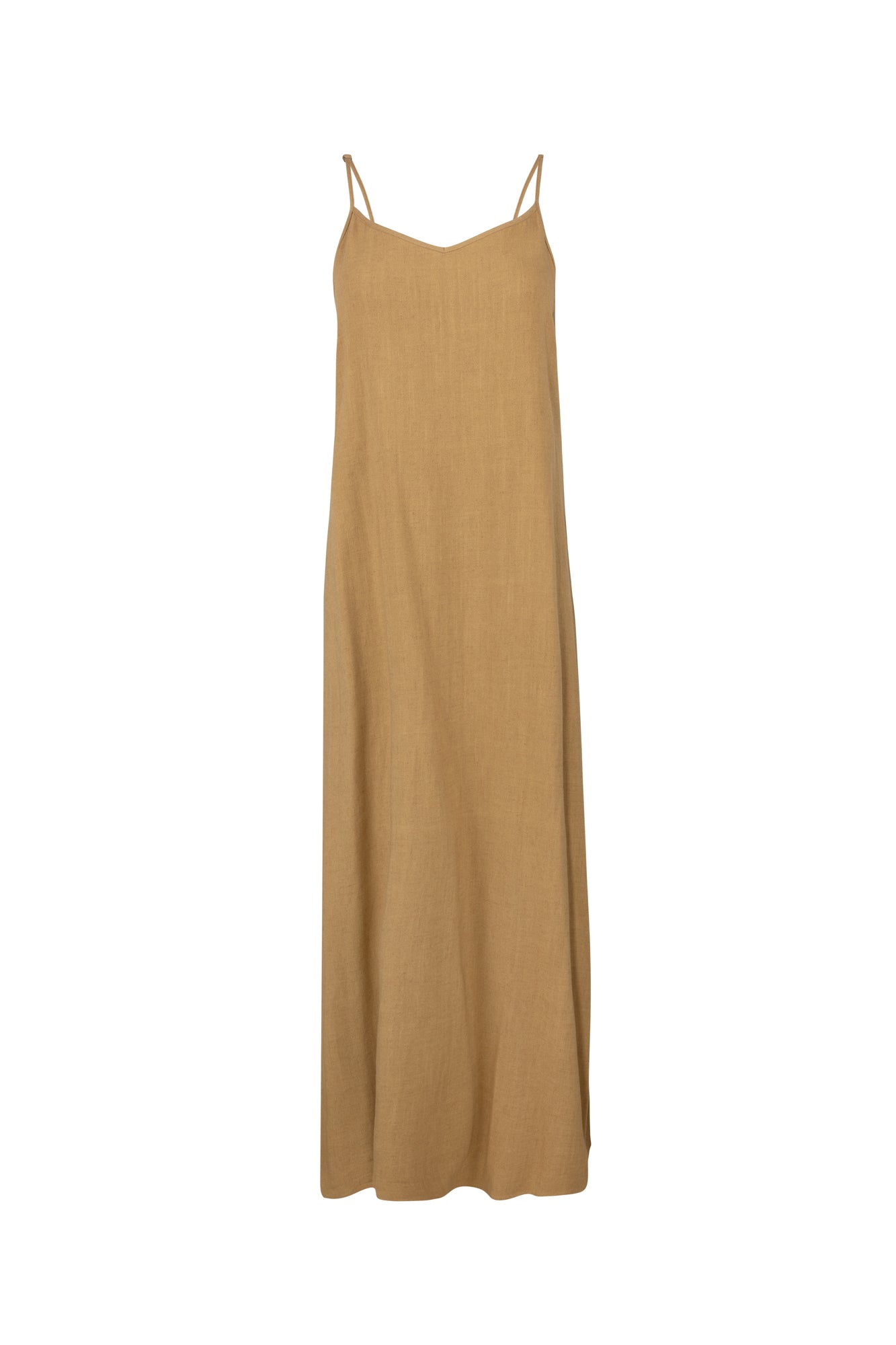 Point Linen Aline Slip Dress
