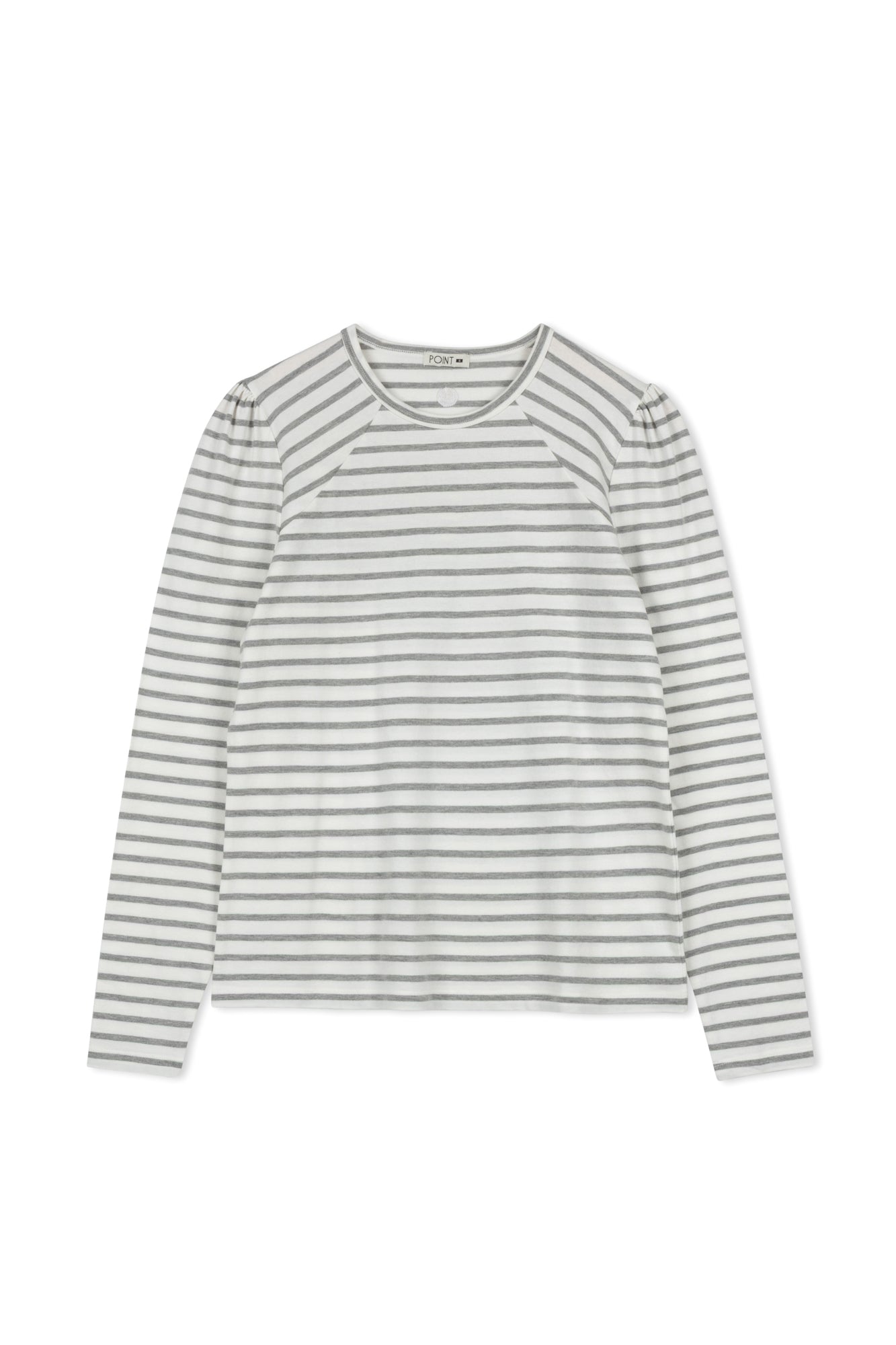 Point Puff Sleeve Crew Tee