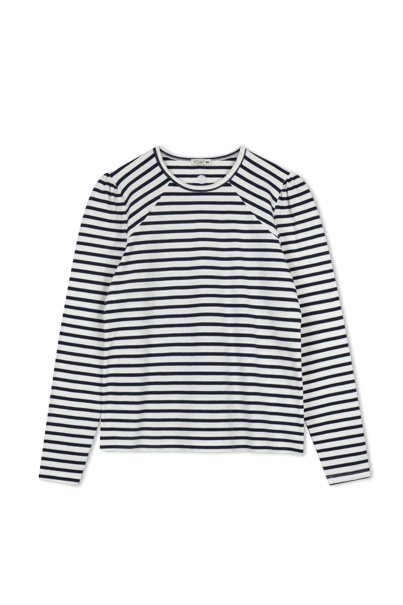 Point Puff Sleeve Crew Tee