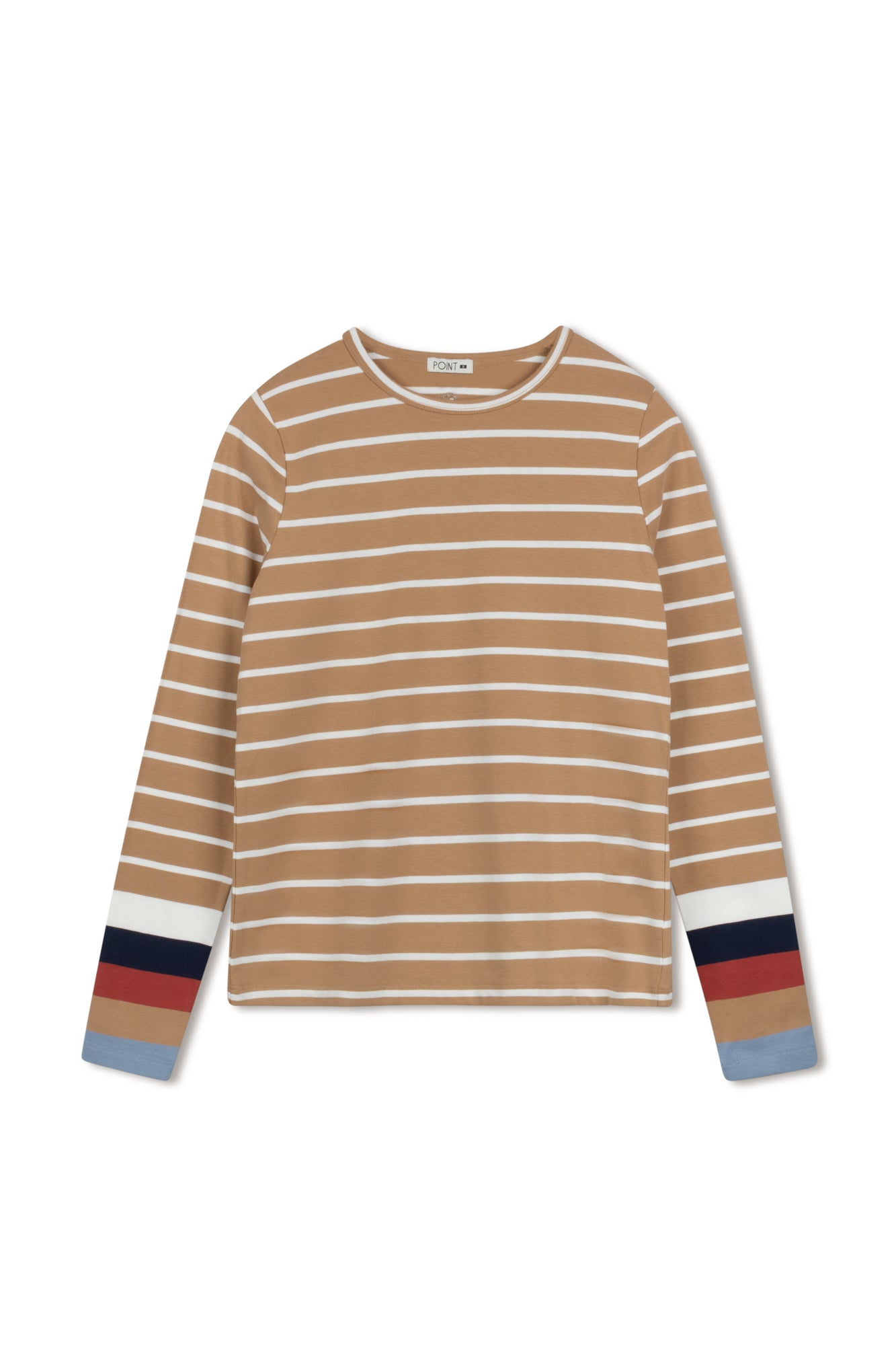 Point Cuff Stripe Tee