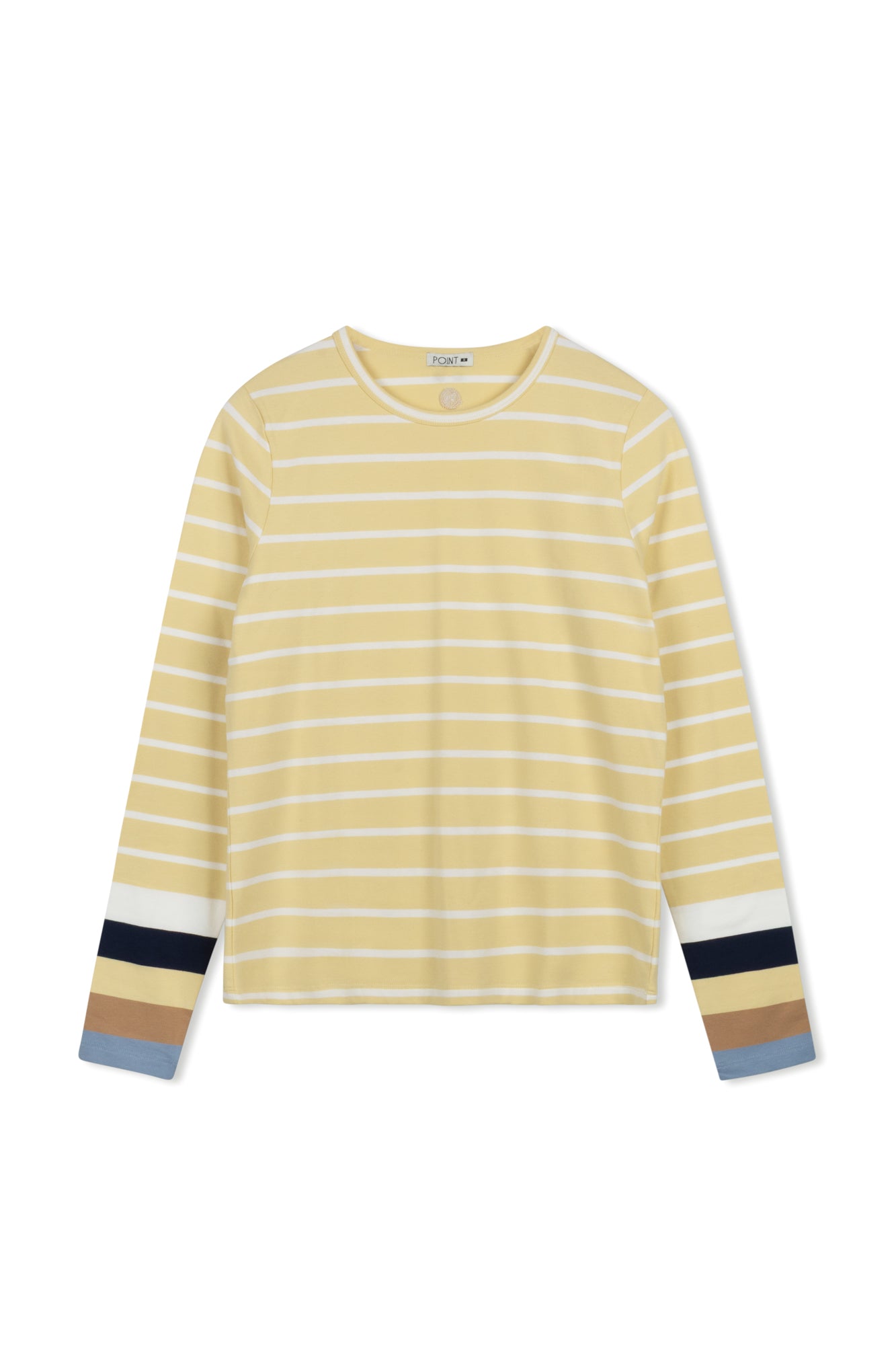 Point Cuff Stripe Tee