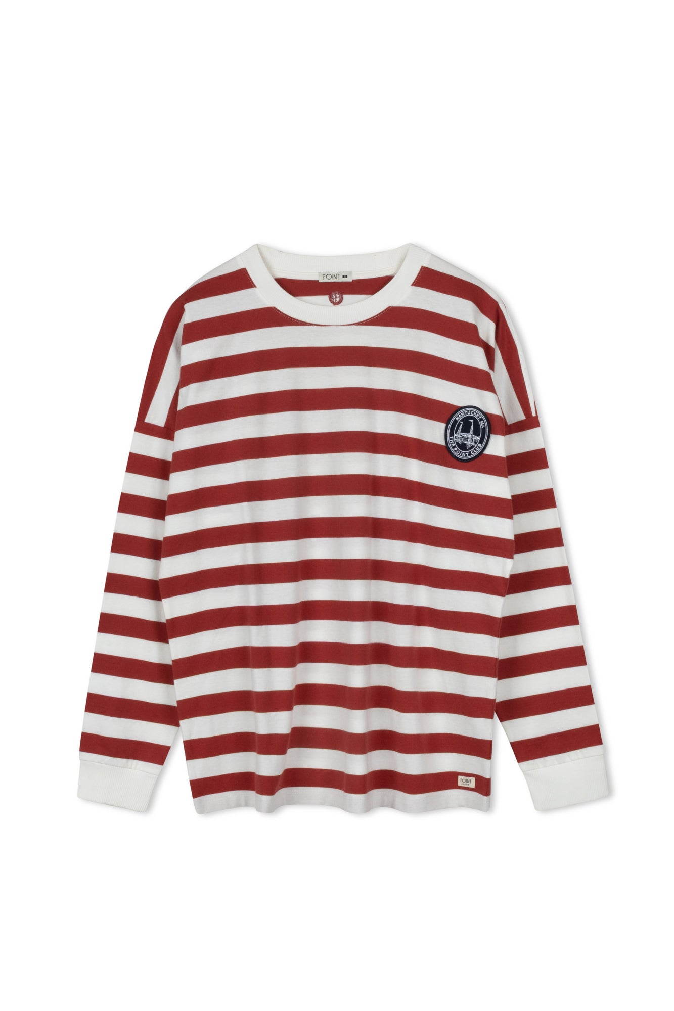 POINT STRIPE BOYFRIEND TEE