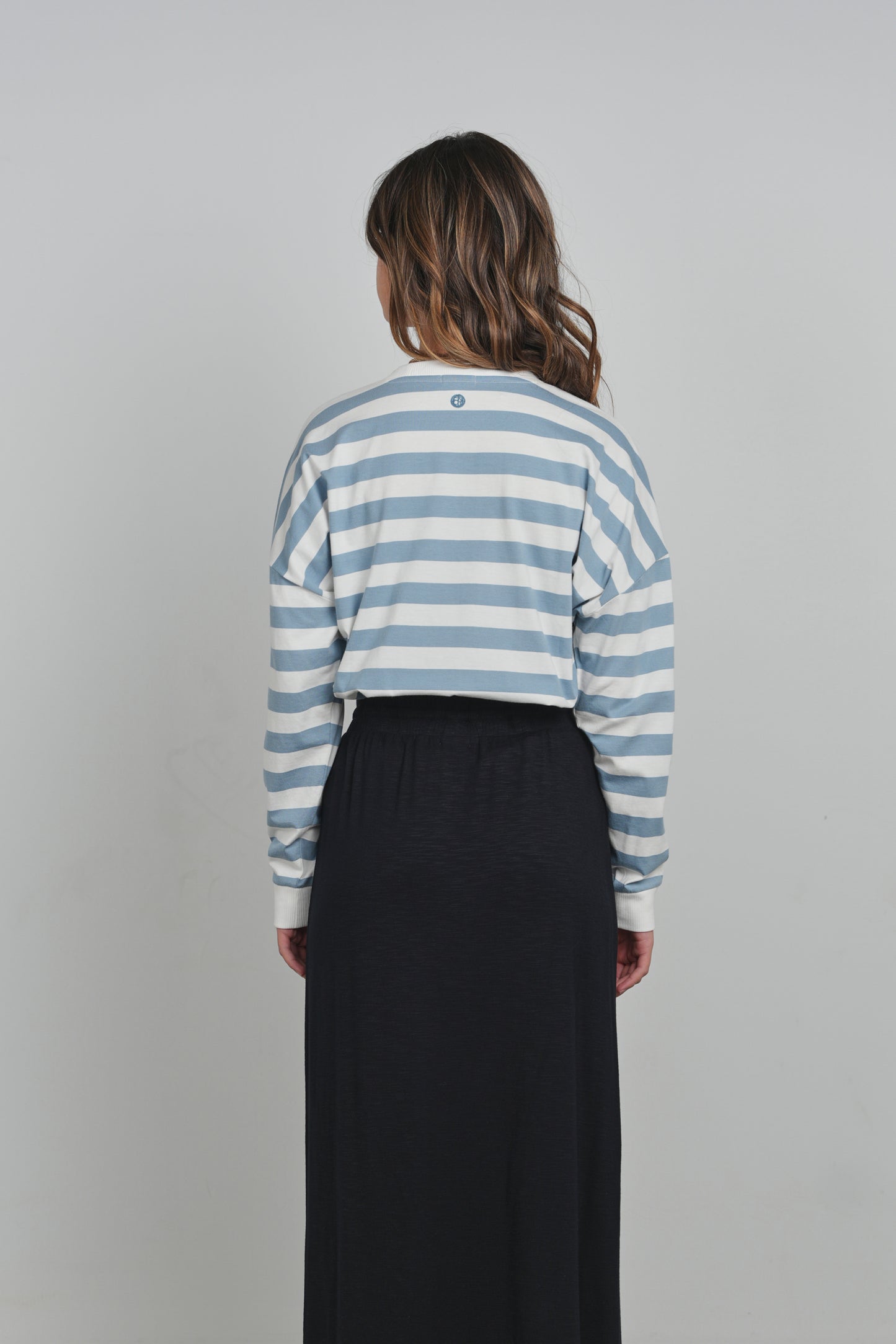 POINT STRIPE BOYFRIEND TEE