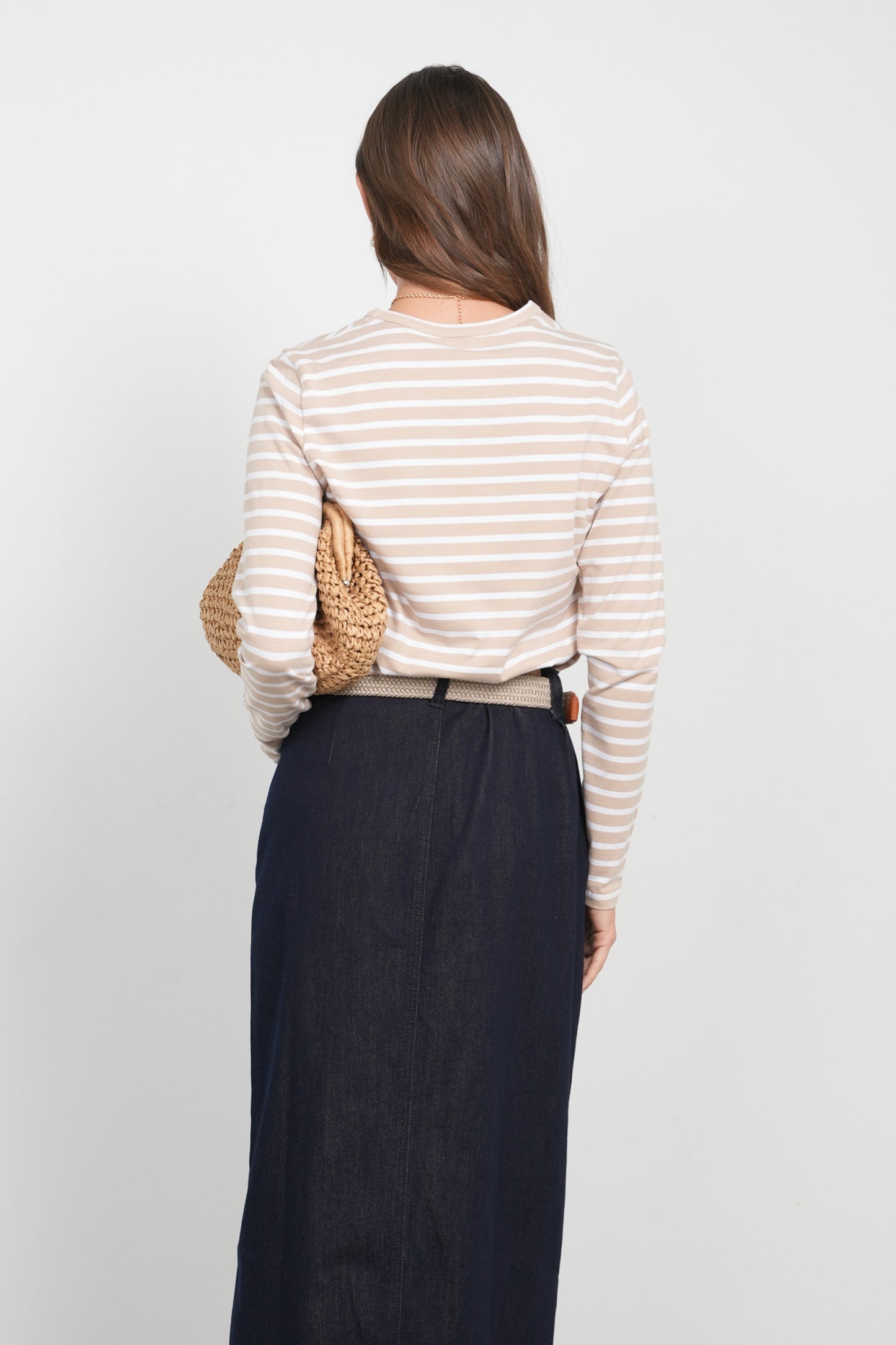 POINT STRIPE GRAPHIC TEE