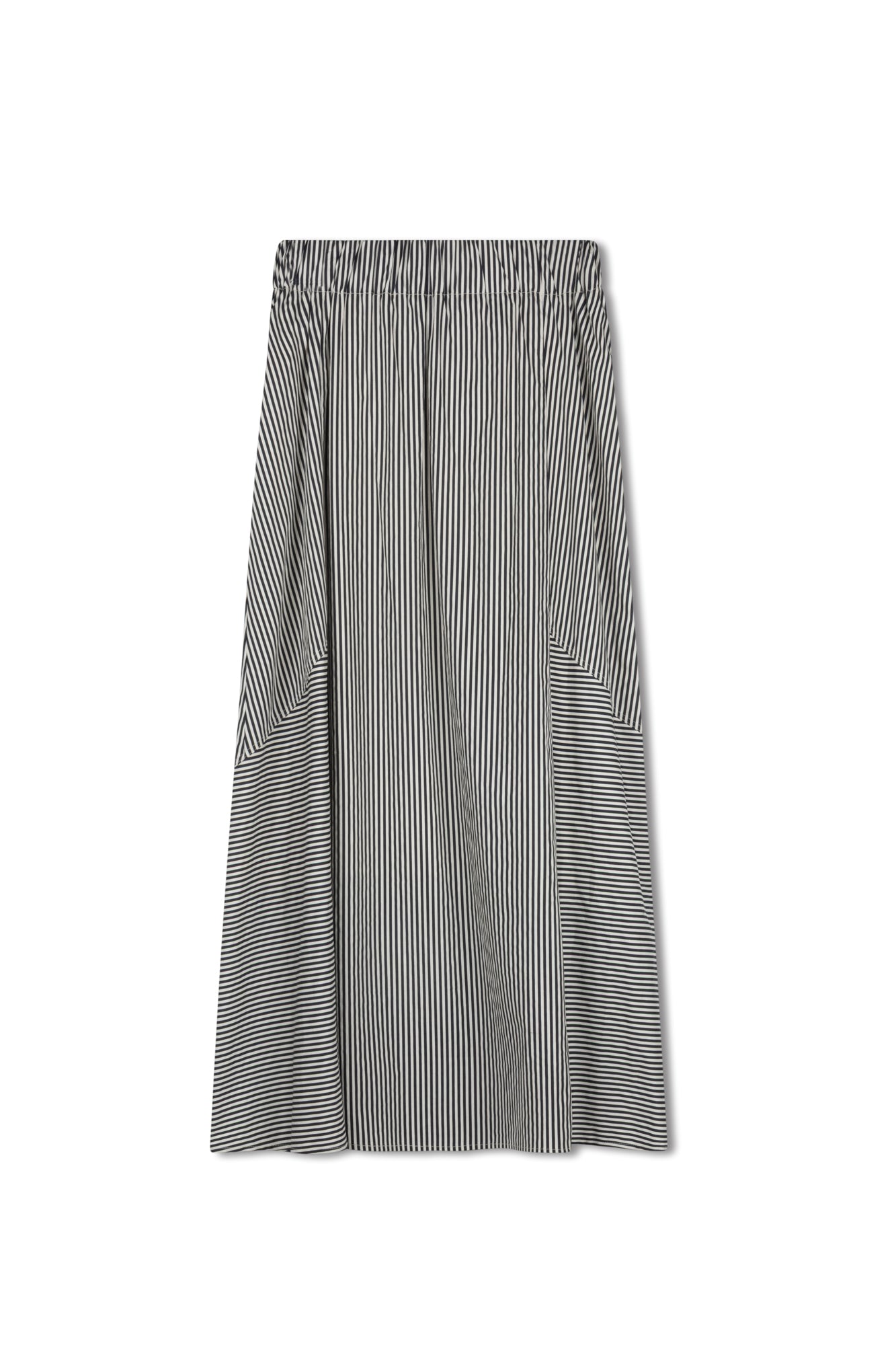 POINT STRIPE POPLIN SKIRT