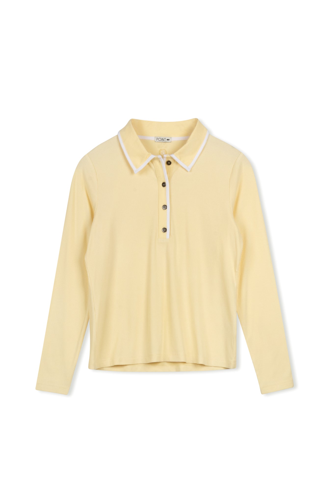 POINT PIPED POLO TEE