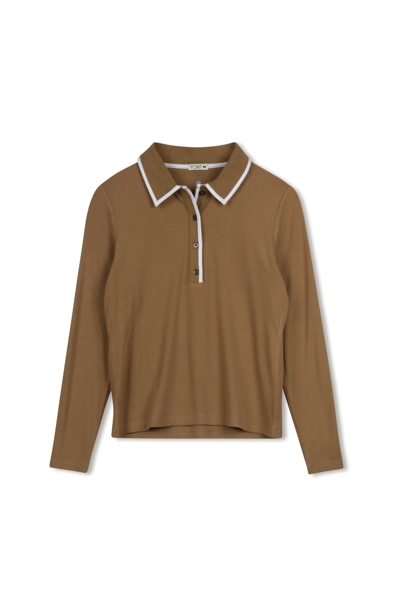 トップス Pedestal polo tee POINT PIPED POLO TEE