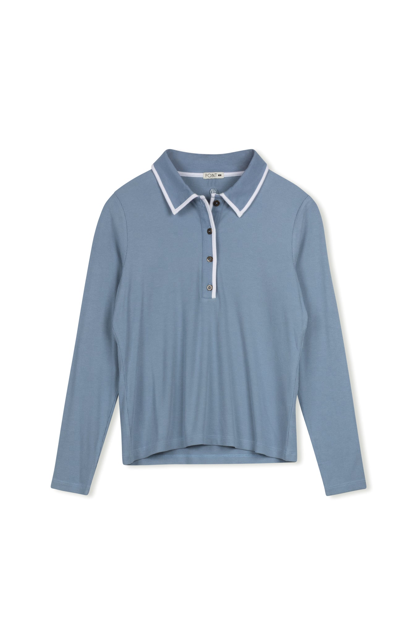 POINT PIPED POLO TEE