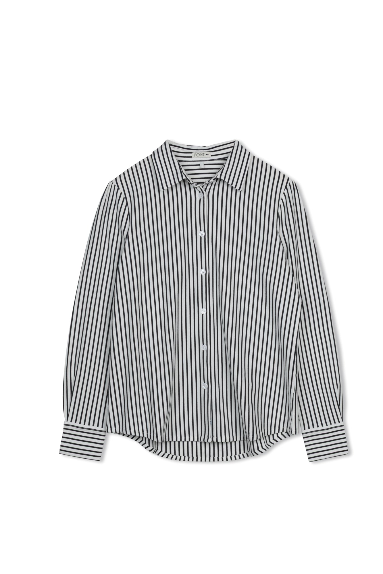 POINT KNIT BUTTON UP SHIRT