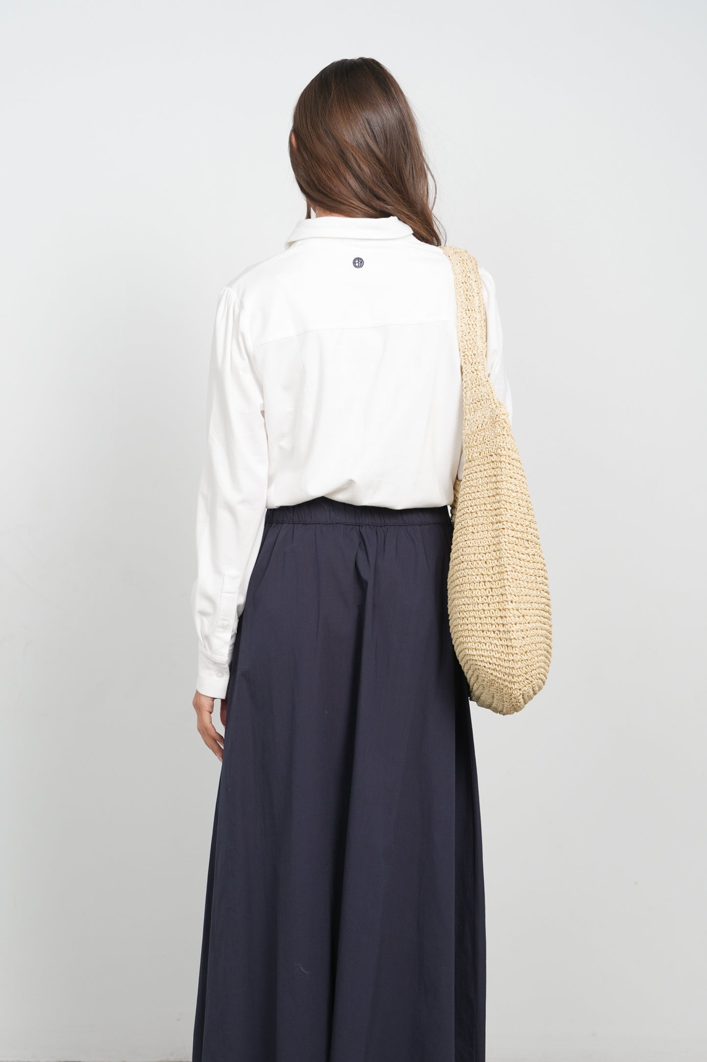 POINT KNIT BUTTON UP SHIRT