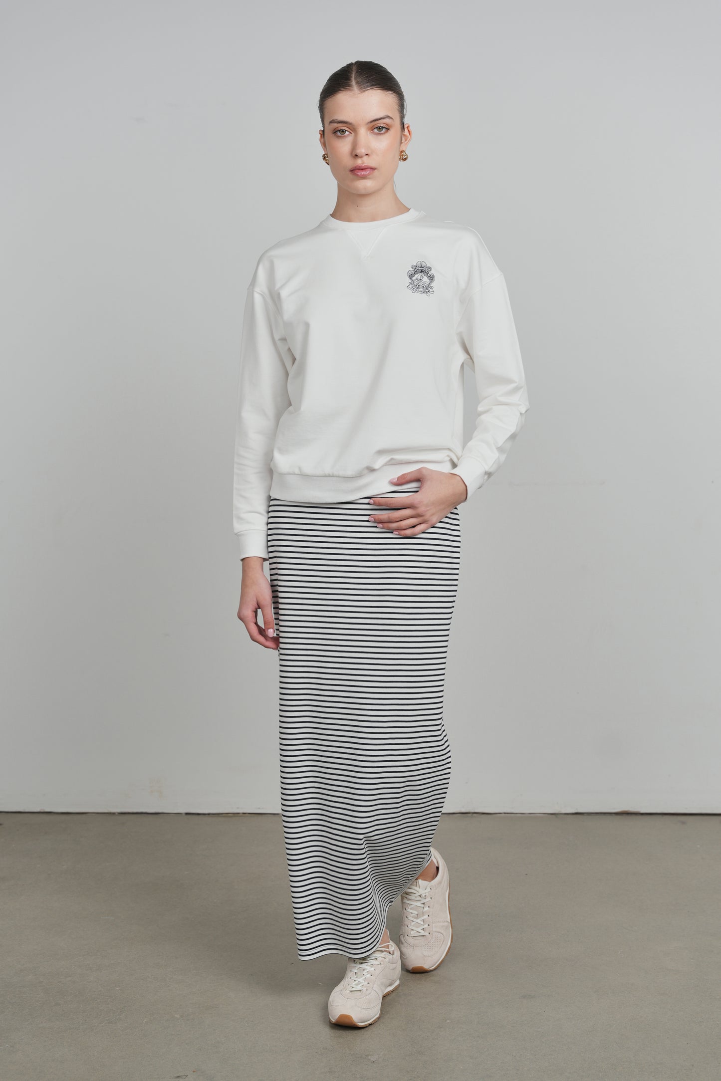 POINT STRAIGHT SKIRT