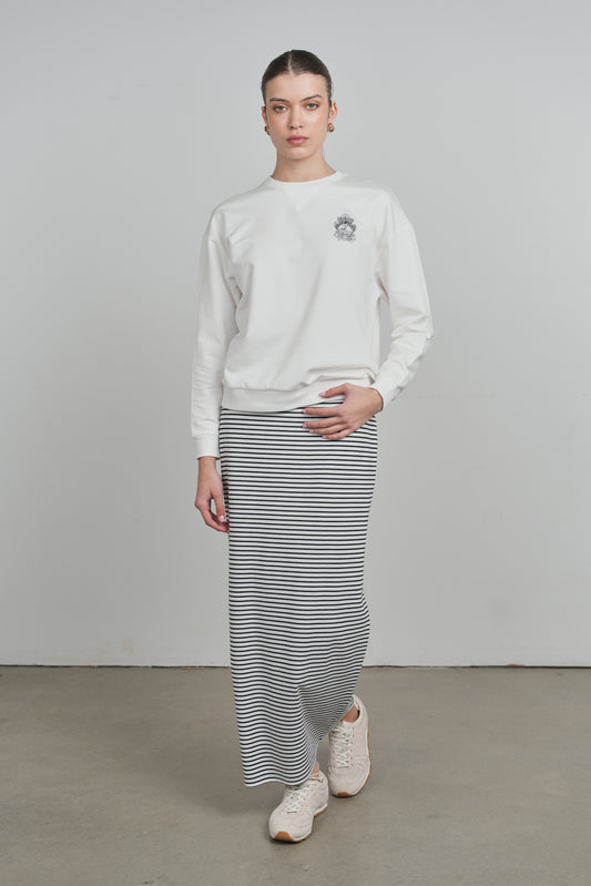 POINT STRAIGHT SKIRT