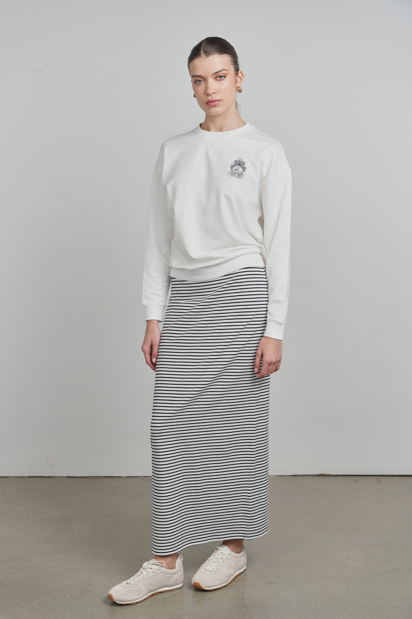 POINT STRAIGHT SKIRT