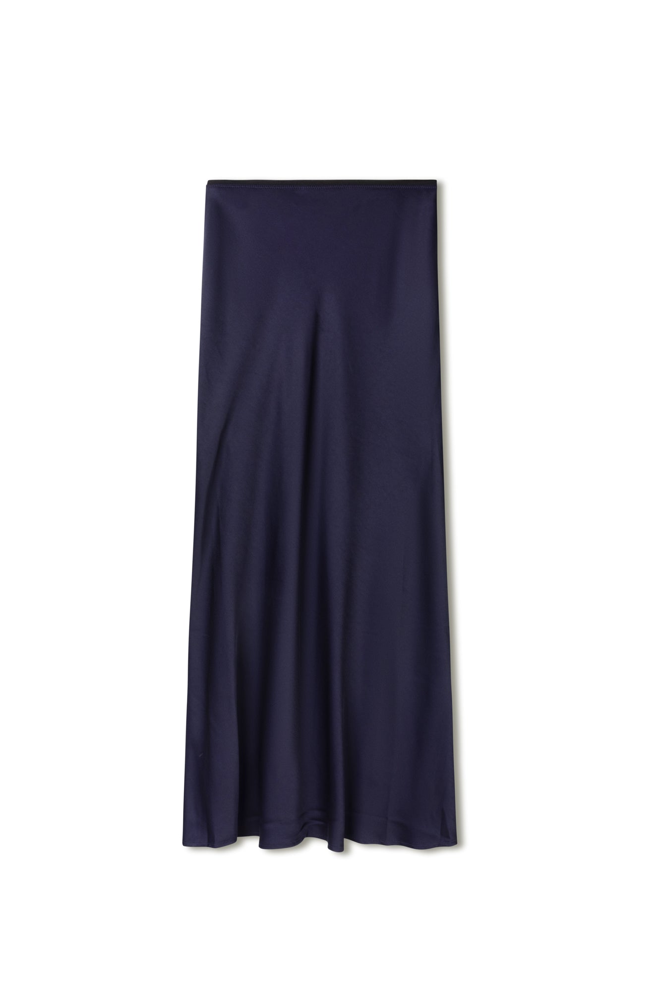 POINT SATIN STRAIGHT SKIRT
