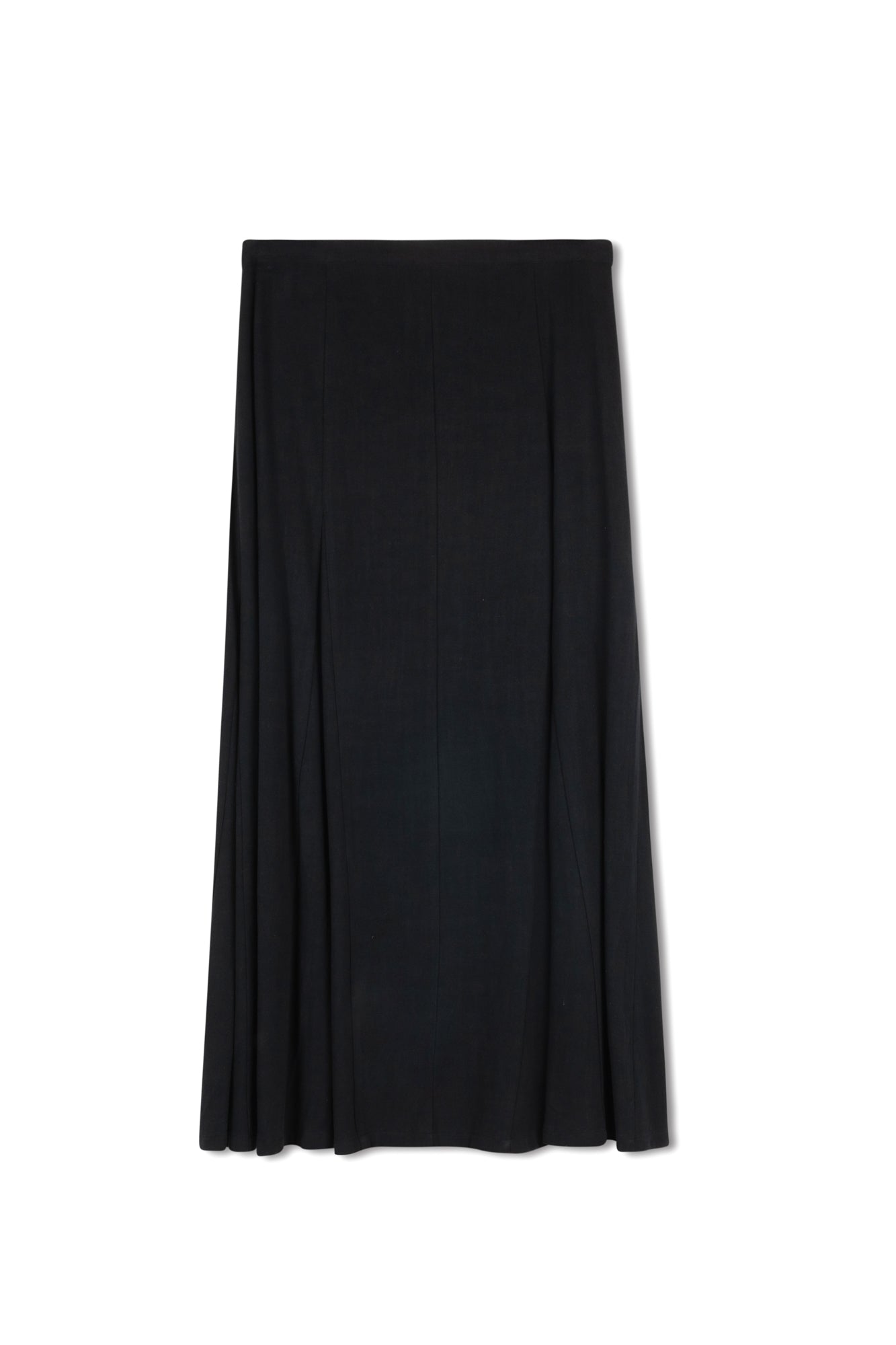 POINT GORED LINEN SKIRT